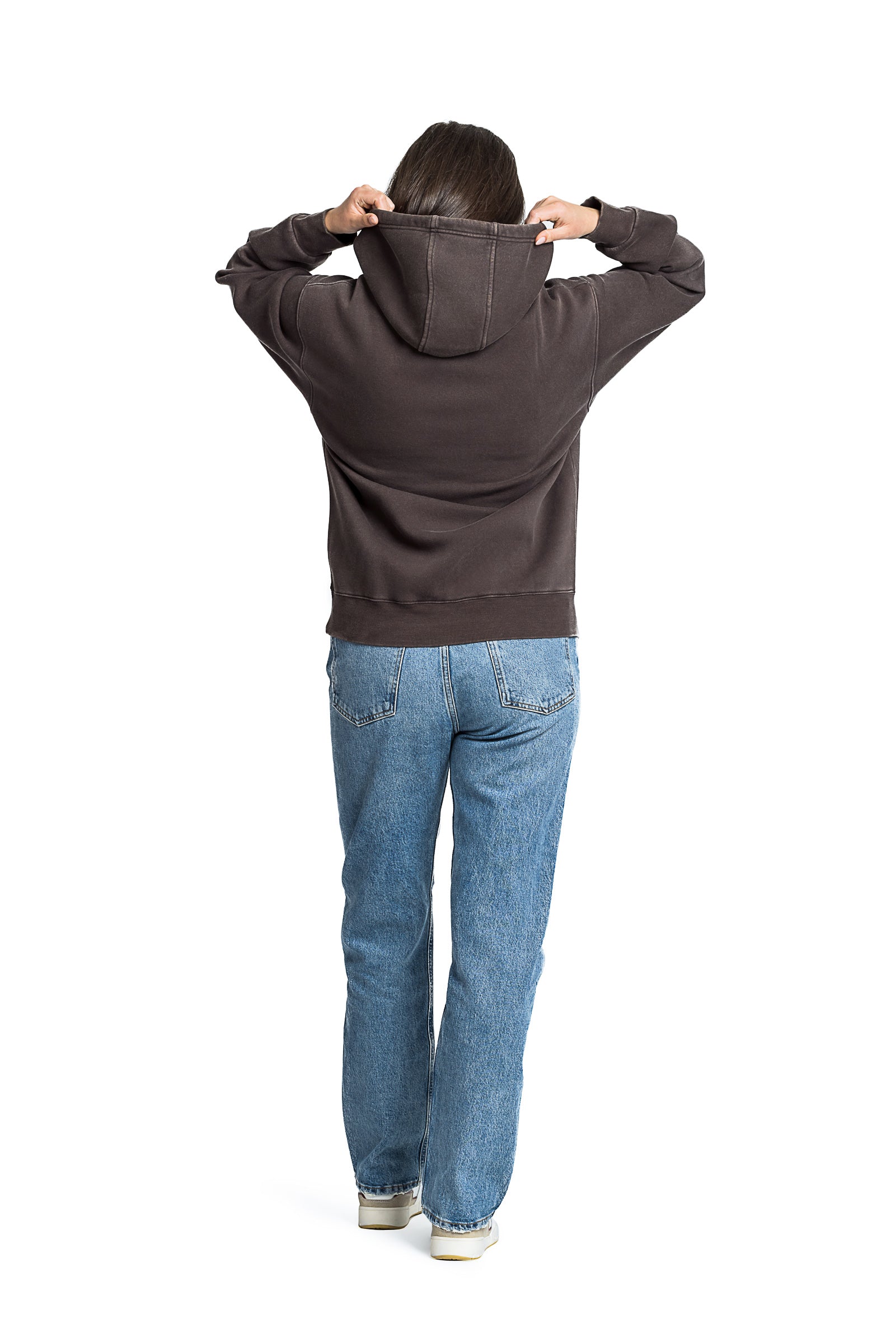 Chlo Relaxed Fit Hoodie in Vintage Espresso