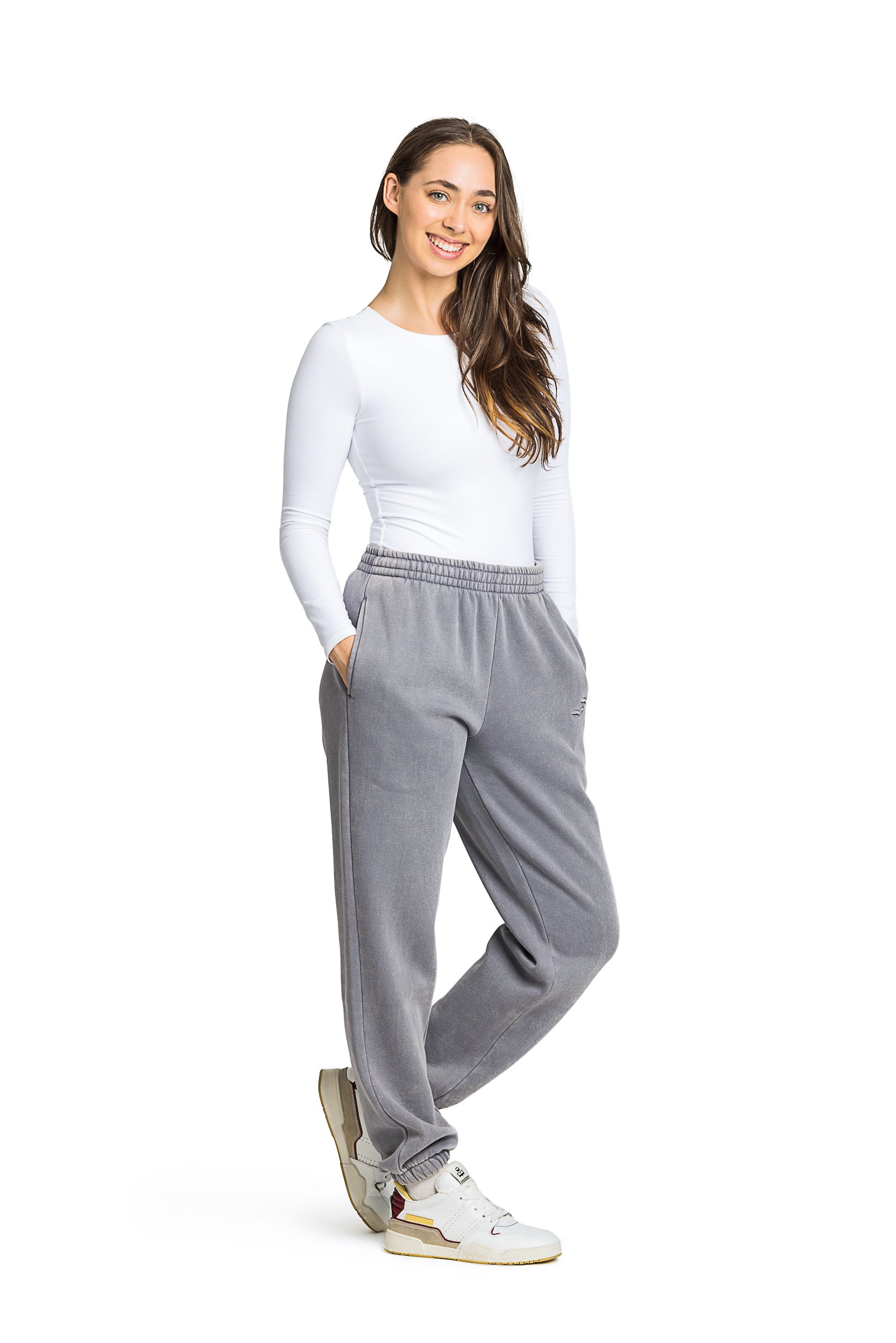 Pantalon de survêtement décontracté Nova premium en polaire olive
