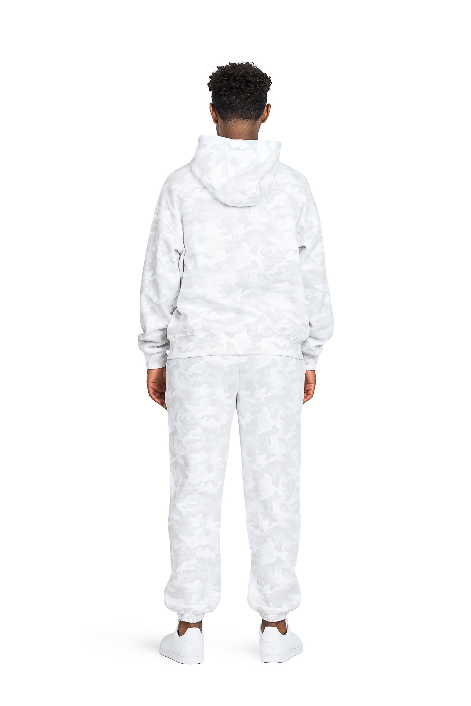 Men's sweatsuit set in winter white camo