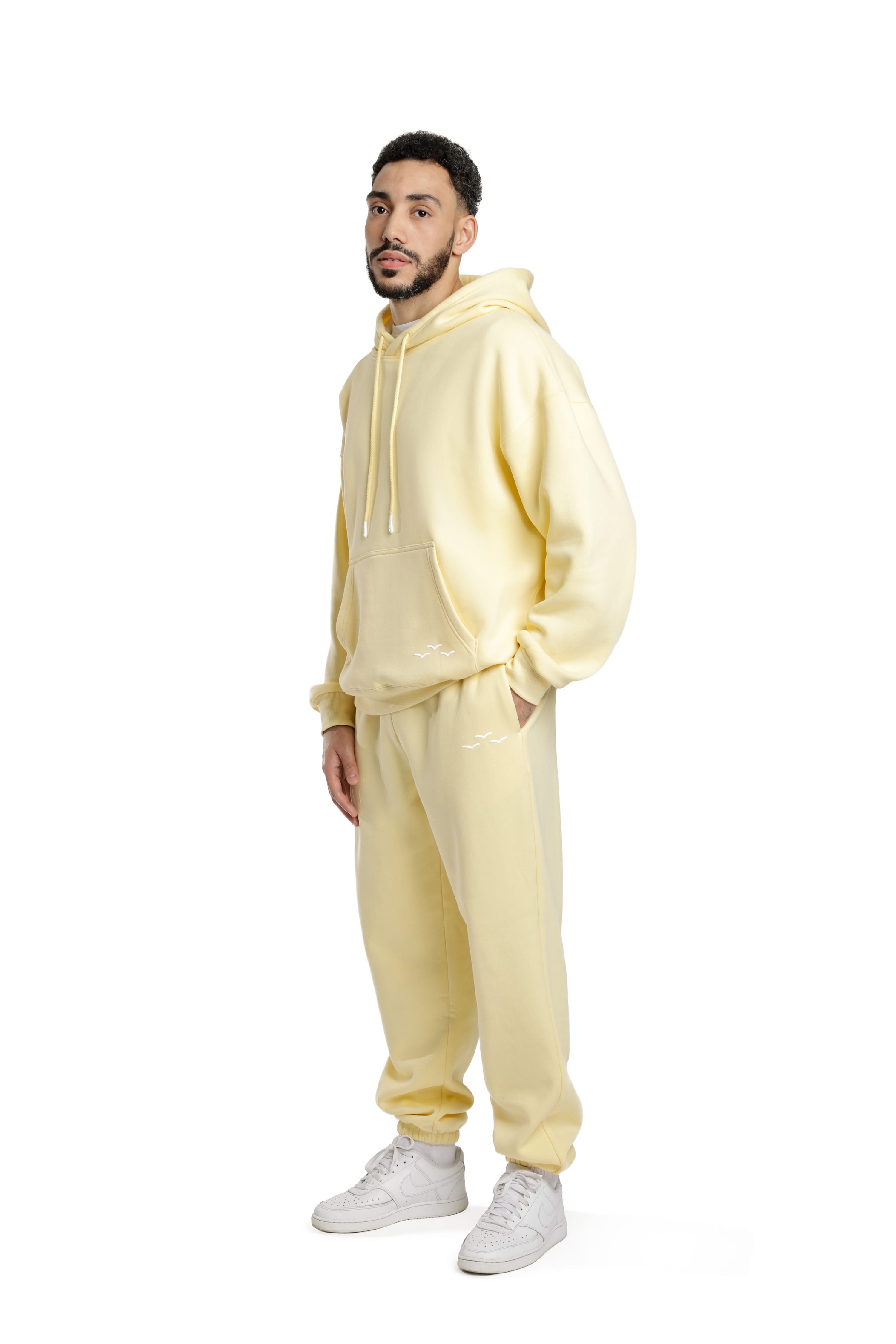 Men's tracksuit in banana yellow