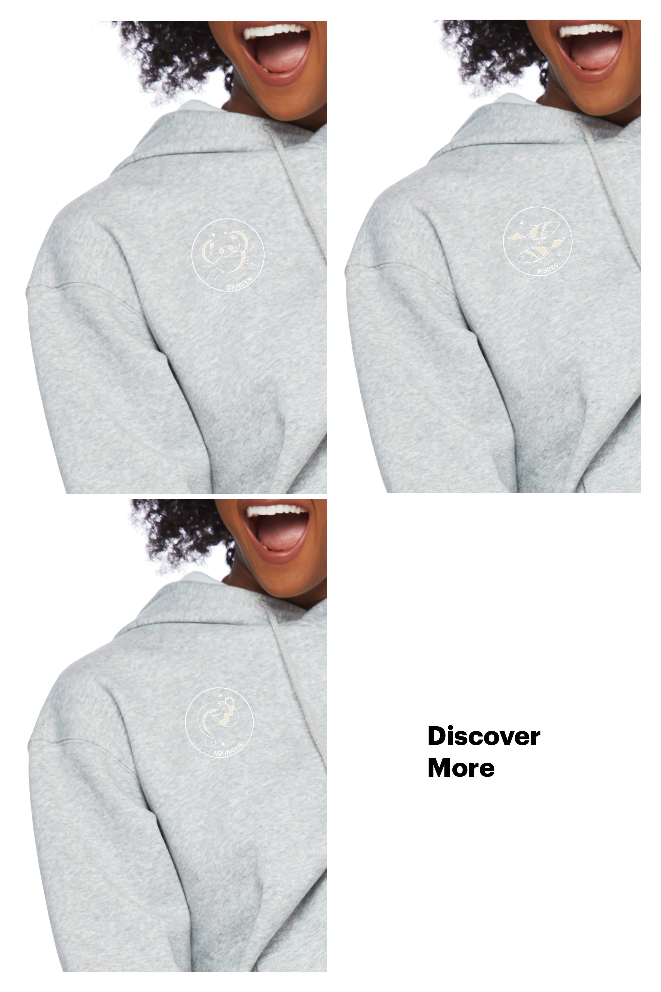 Zodiac Hoodie in Classic Grey