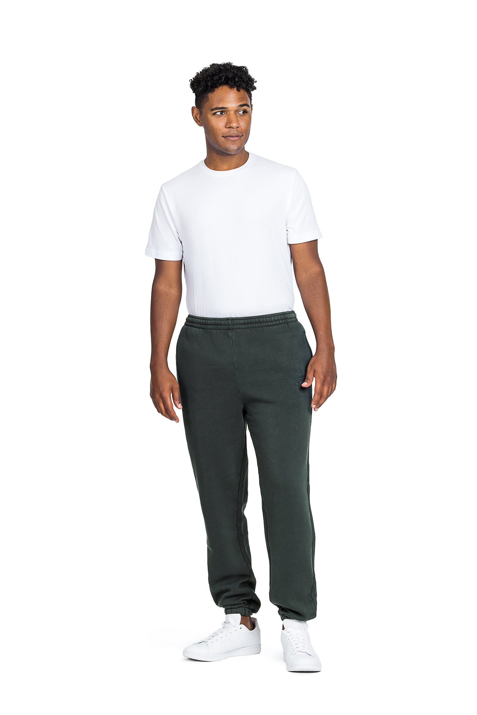 Pantalon de survêtement décontracté Nova premium en polaire olive