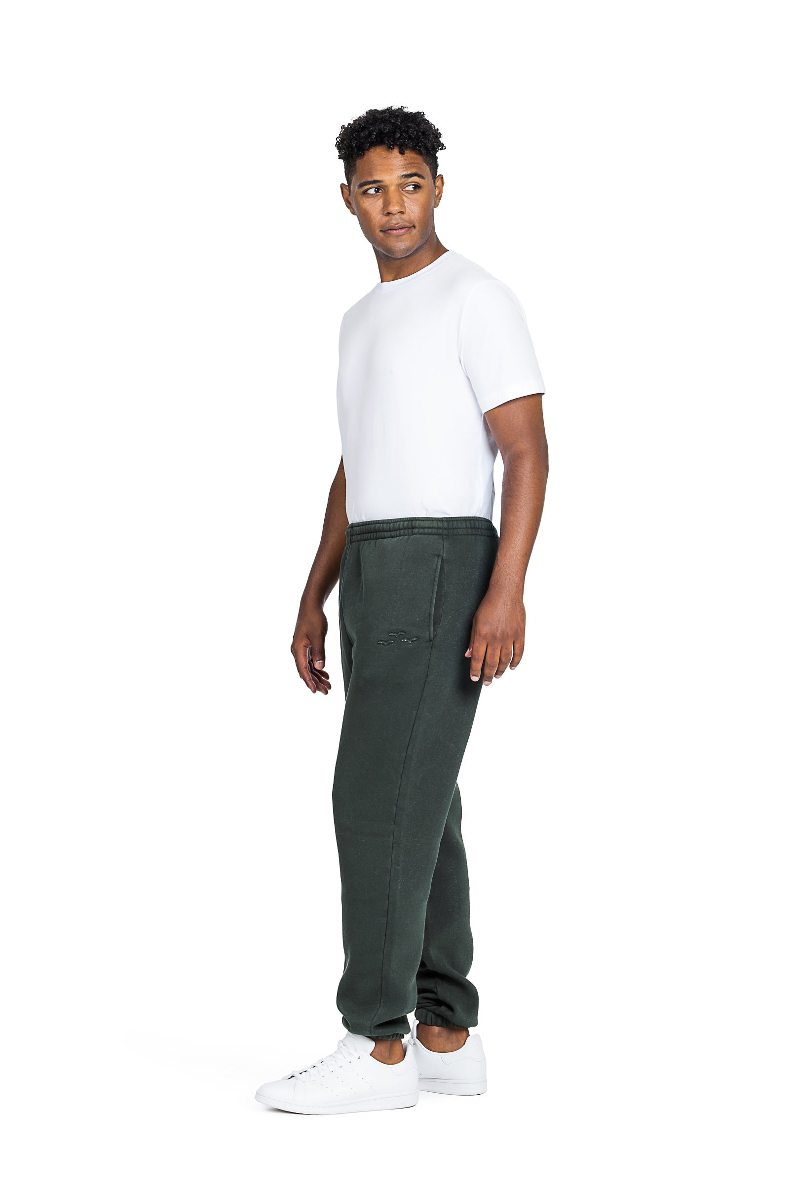 Pantalon de survêtement décontracté Nova premium en polaire olive