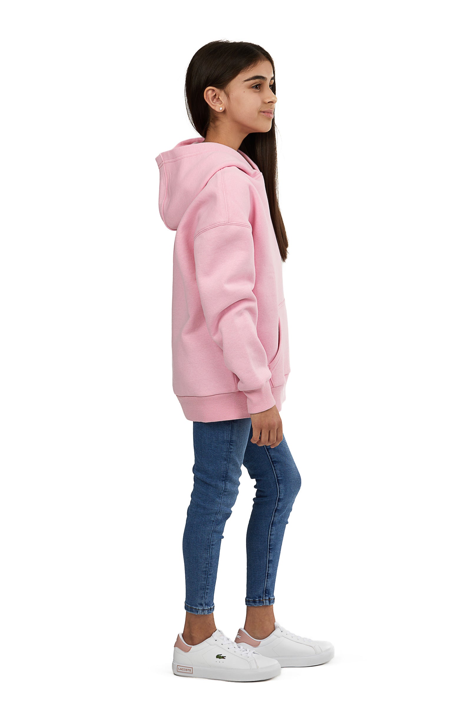 Sweat à capuche Cooper rose pétale pour enfant