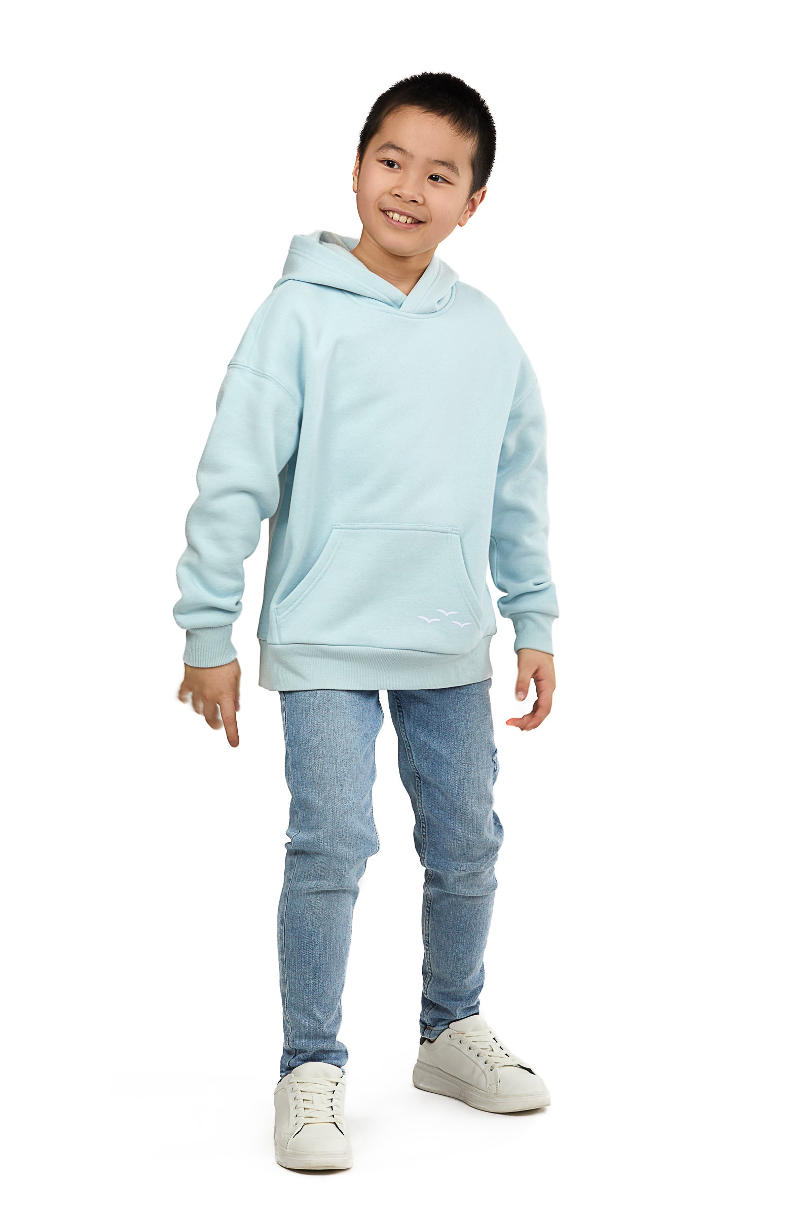 Light blue hoodie boys hot sale