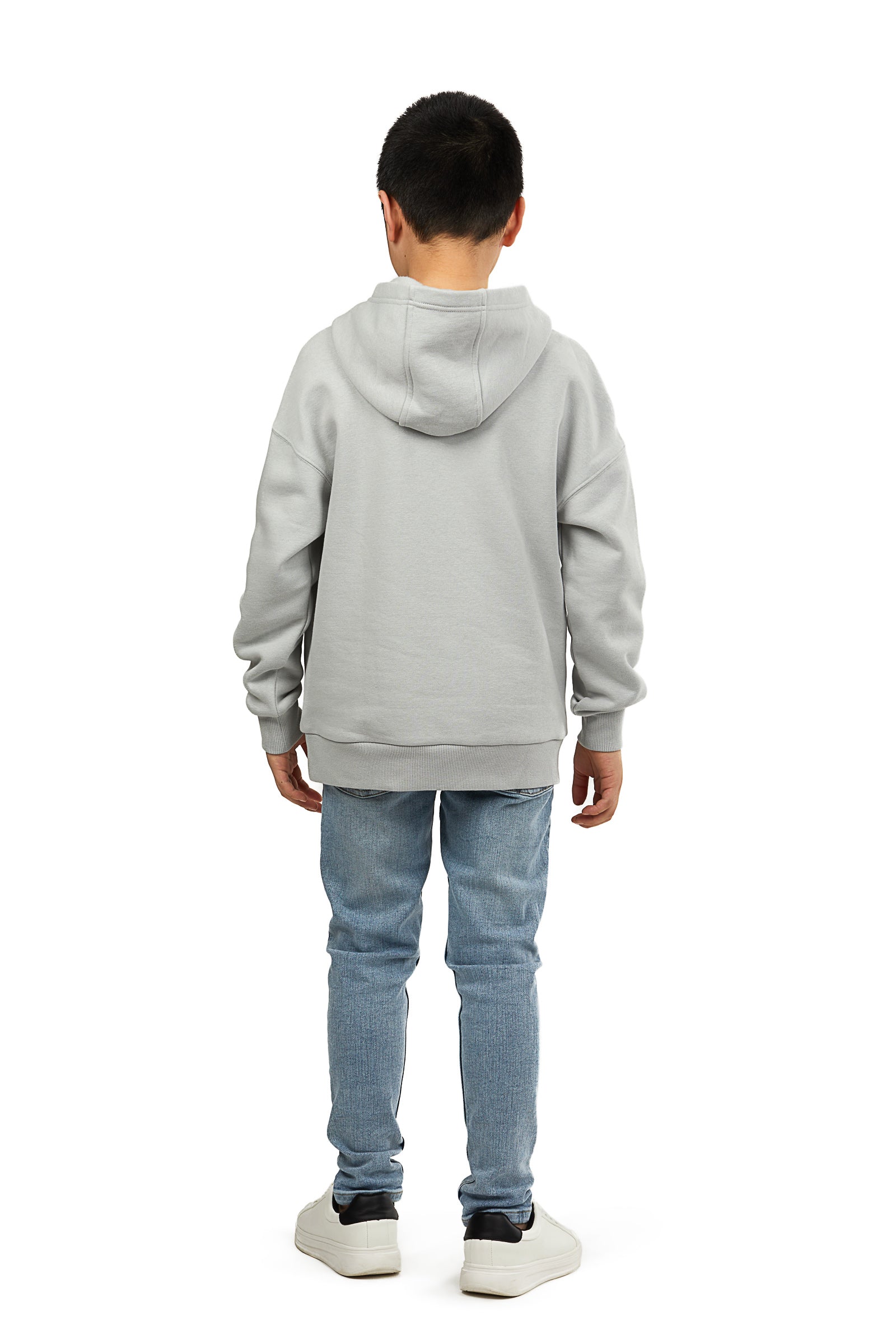 Kids Cooper hoodie in pearl grey