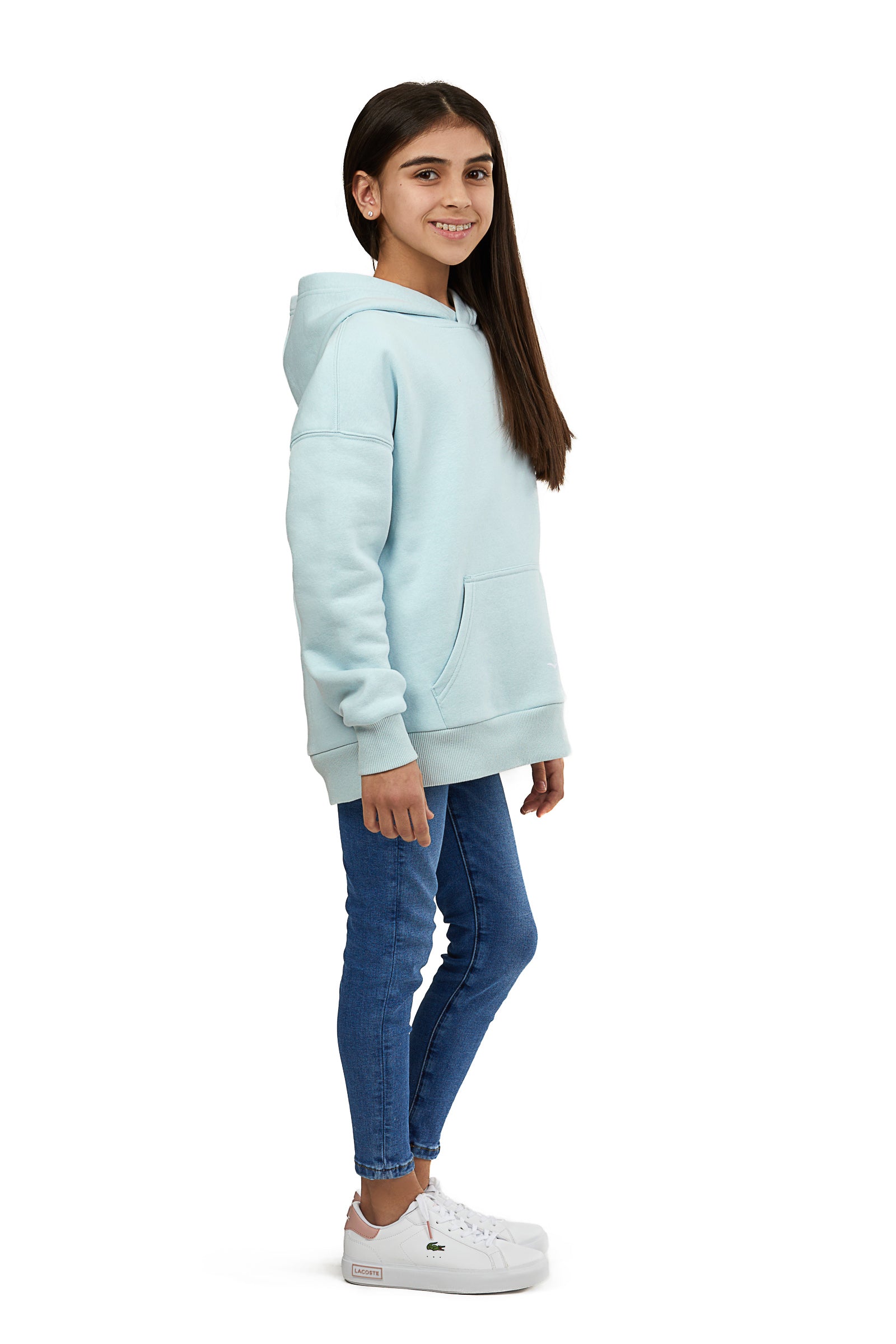 Sweat à capuche Cooper rose pétale pour enfant