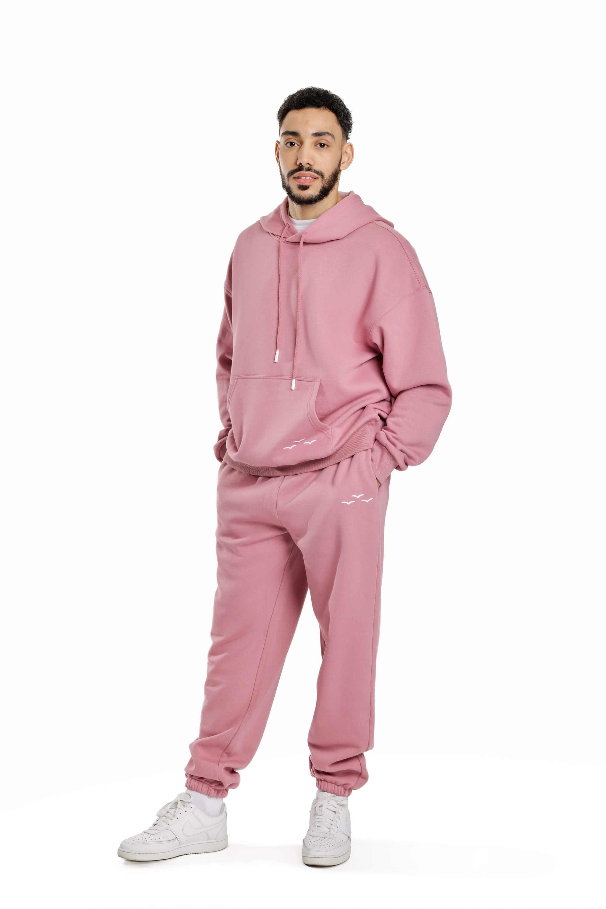 Men's sweatsuit set in winter white camo