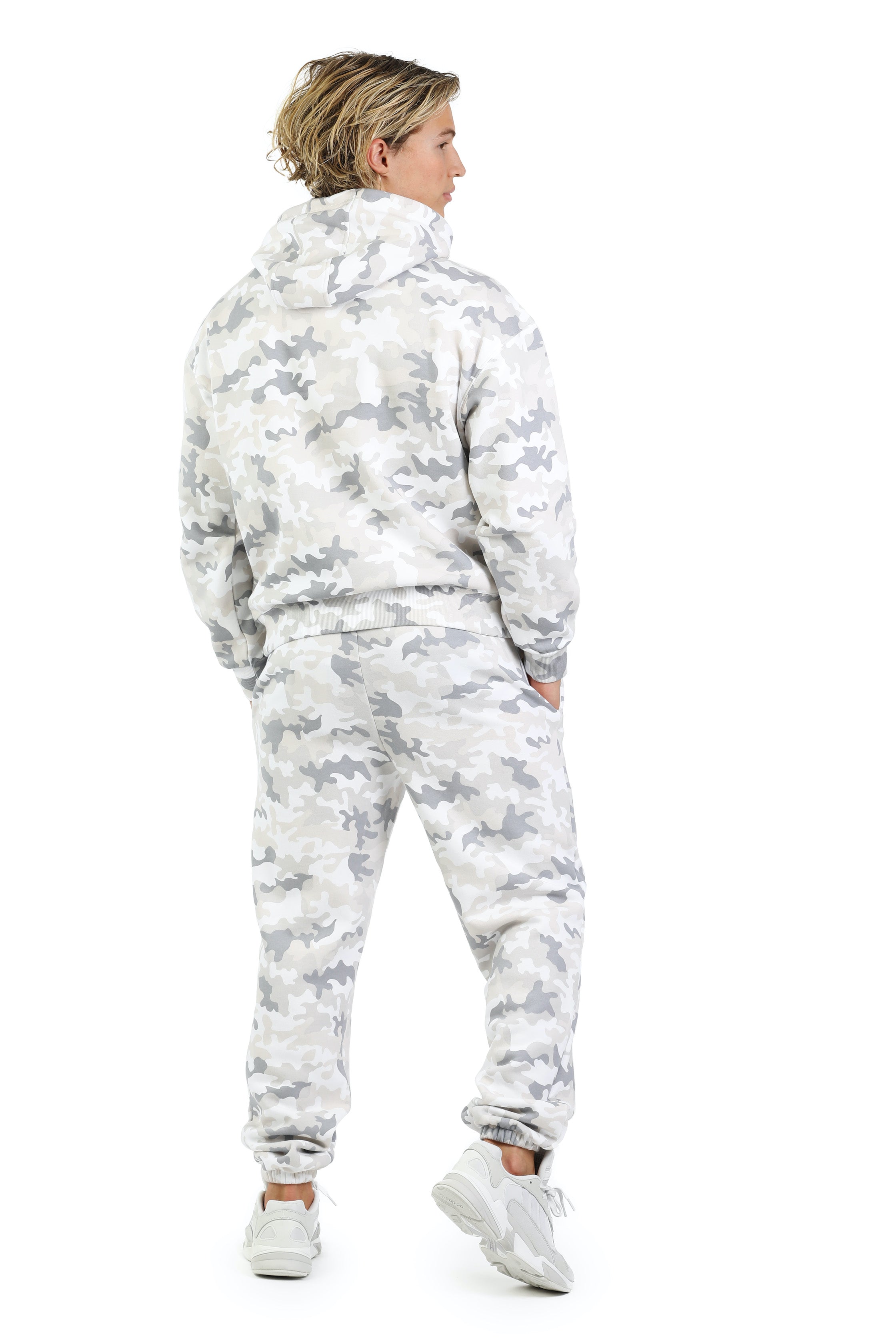Men's sweatsuit set in white camo from Lazypants - always a great buy at a reasonable price.