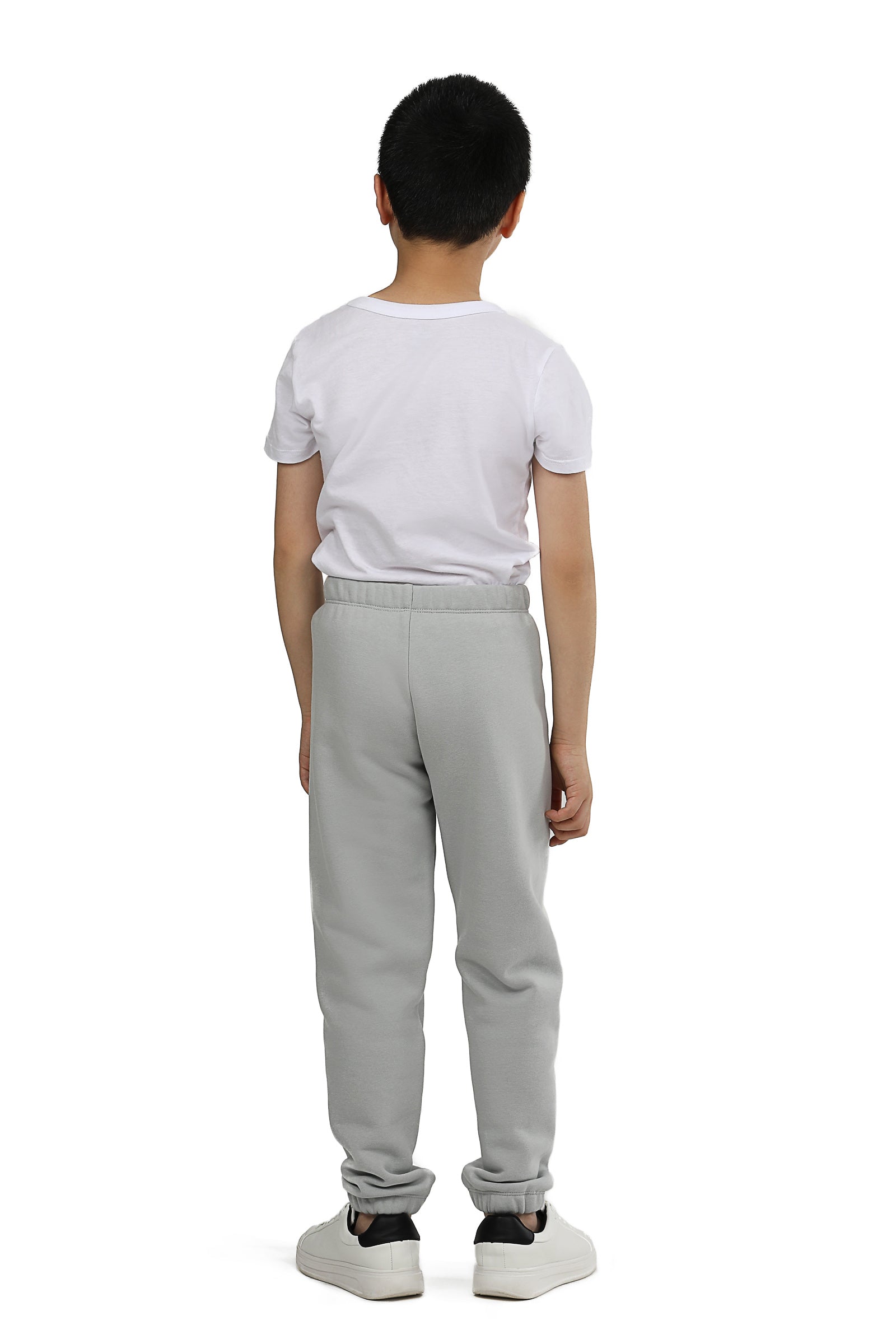 Niki kids fleece sweatpants in pearl grey