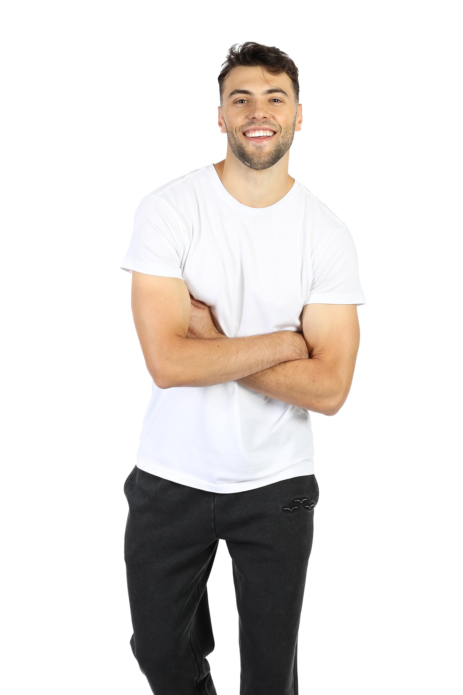 Pantalon de survêtement décontracté en polaire premium pour hommes en noir vintage