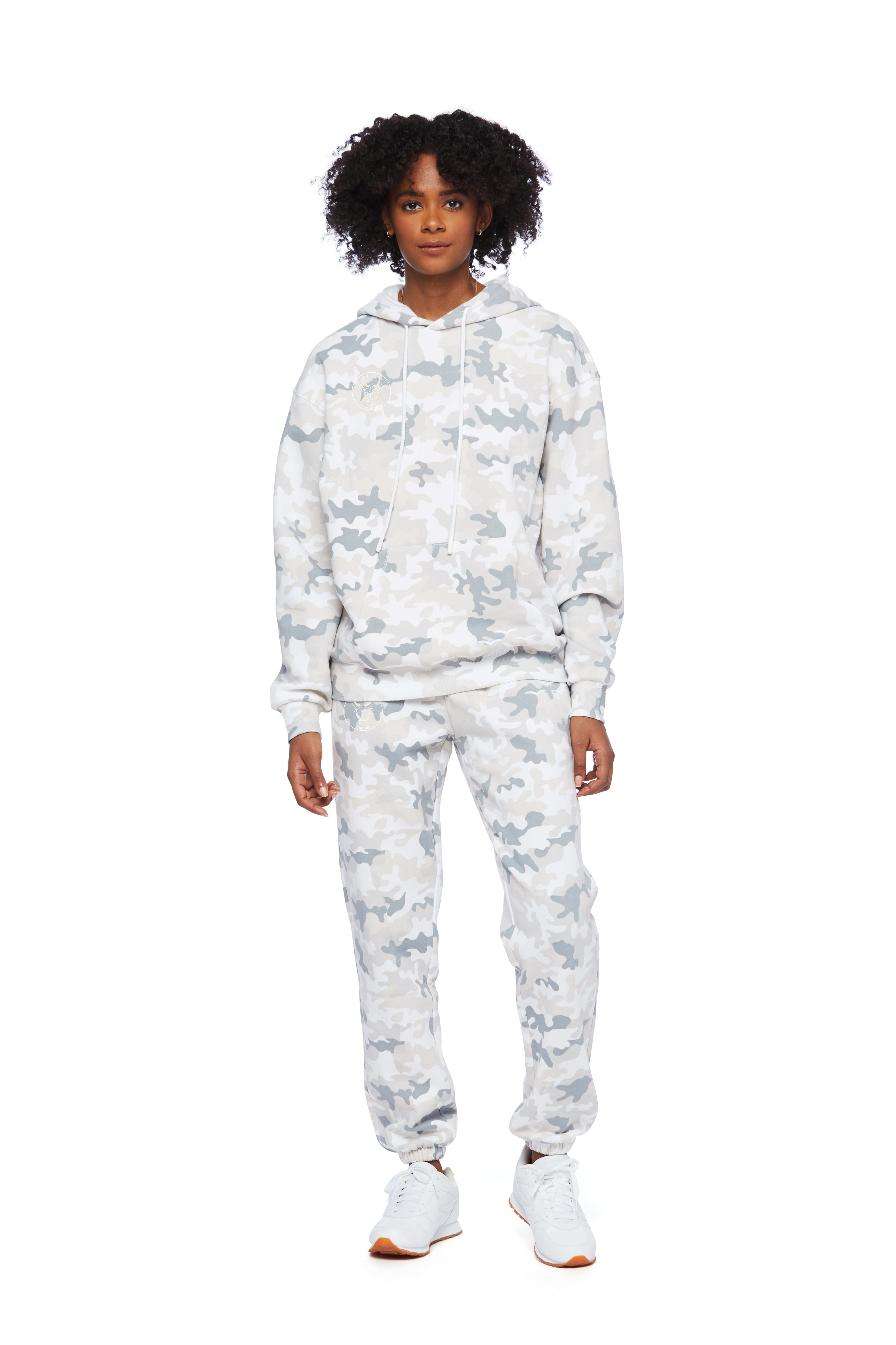 Women's tracksuit in white camo