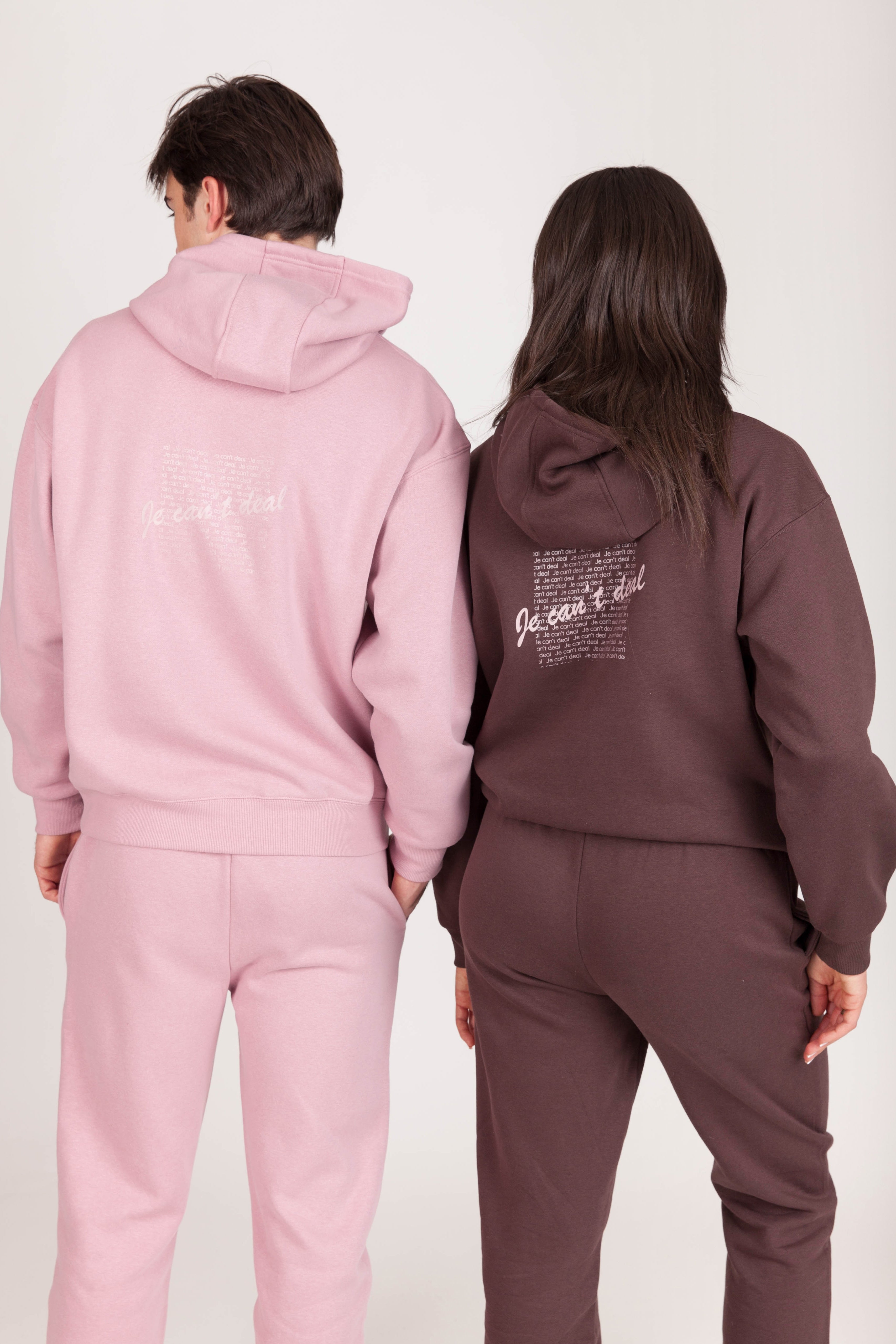 "JE CAN'T DEAL" TRACKSUIT in ESPRESSO - Lazypants