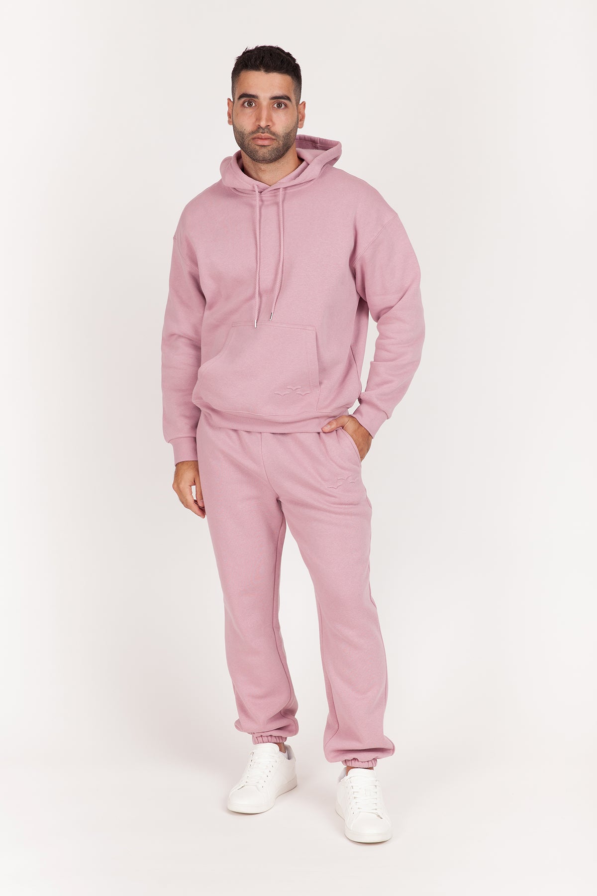 Men's hoodie in rose