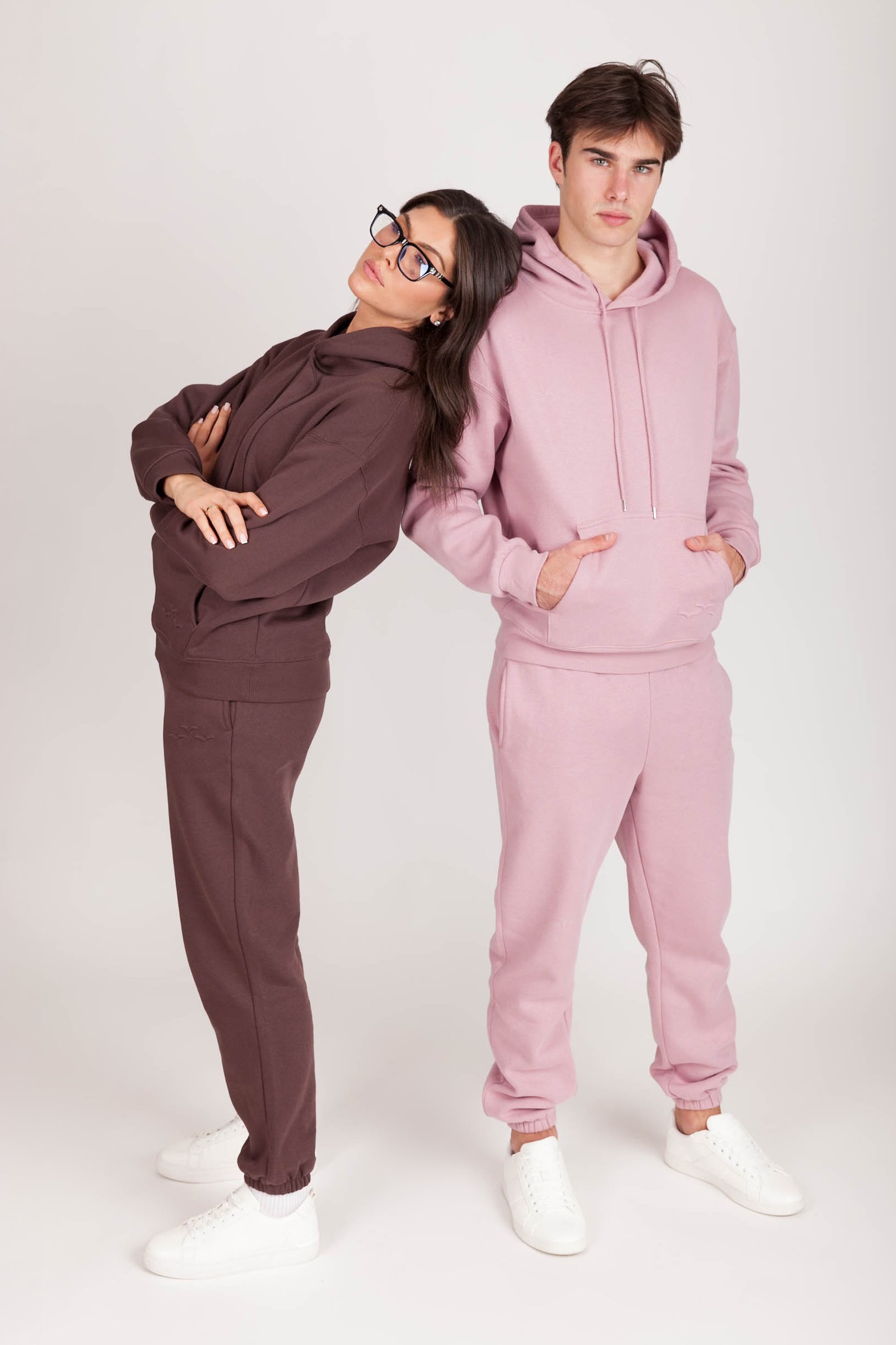 "JE CAN'T DEAL" TRACKSUIT in ESPRESSO - Lazypants