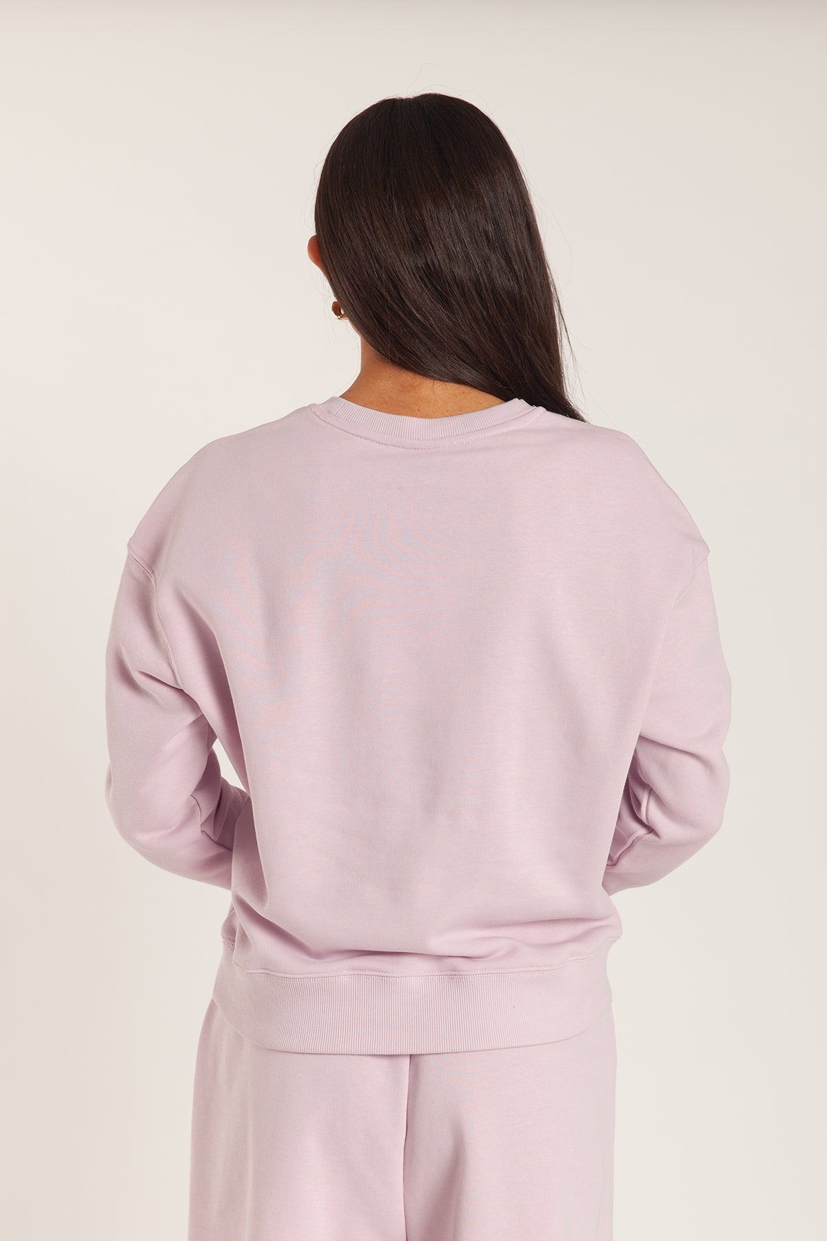 Let me Ask my mom first hoodie in lilac pink