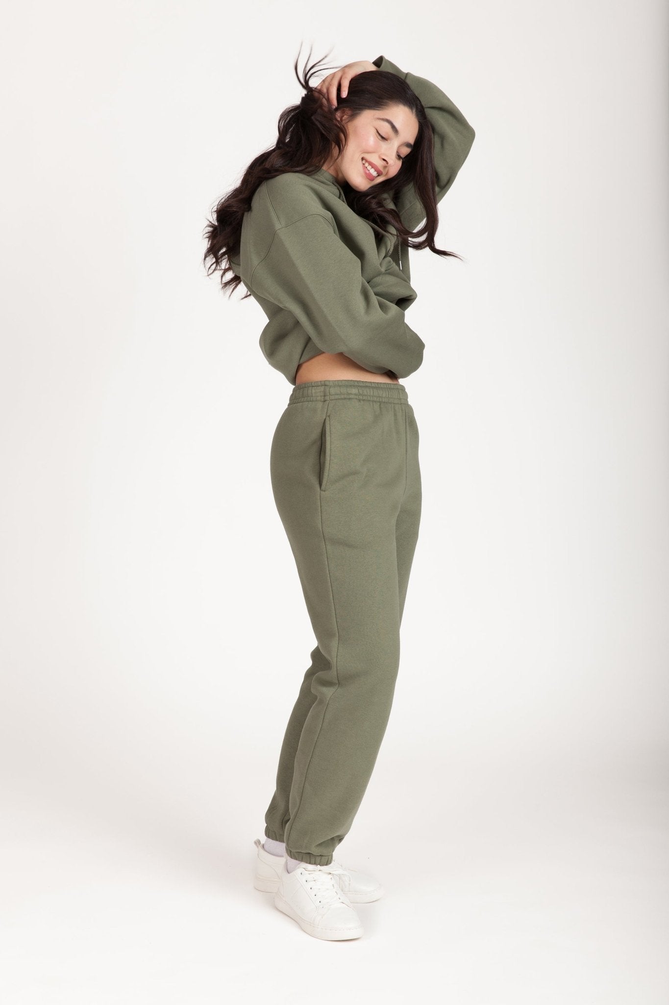 Women’s Tracksuit in Olive - Lazypants
