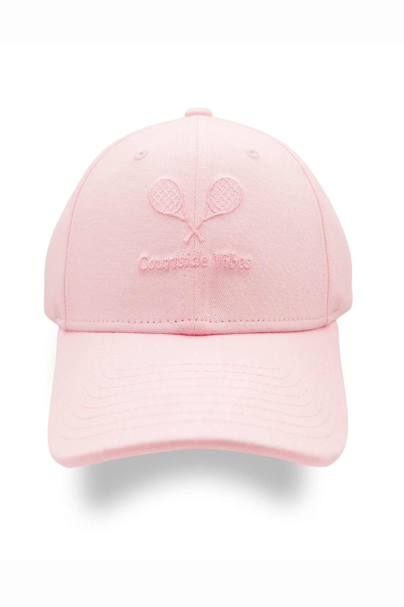 Courtside Vibes Cotton Cap in Candy Pink/Tonal - Lazypants