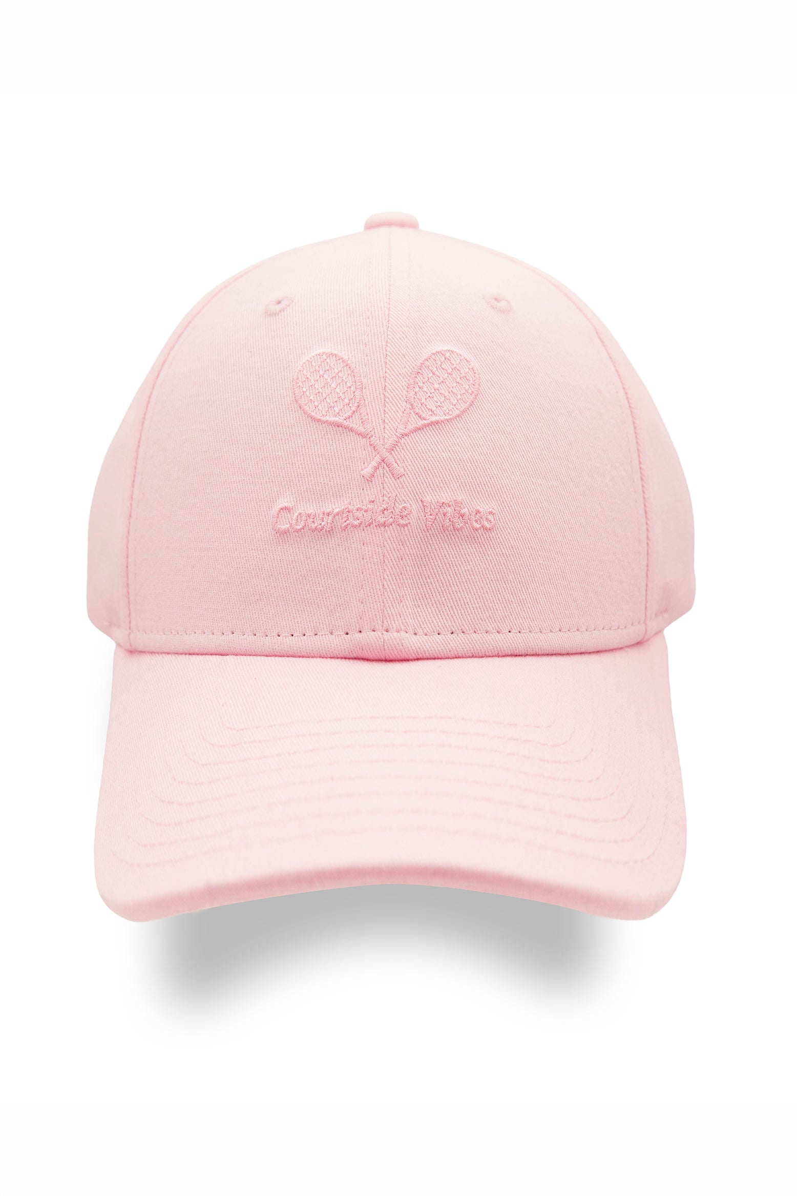 Courtside Vibes Cotton Cap in Candy Pink/Tonal - Lazypants