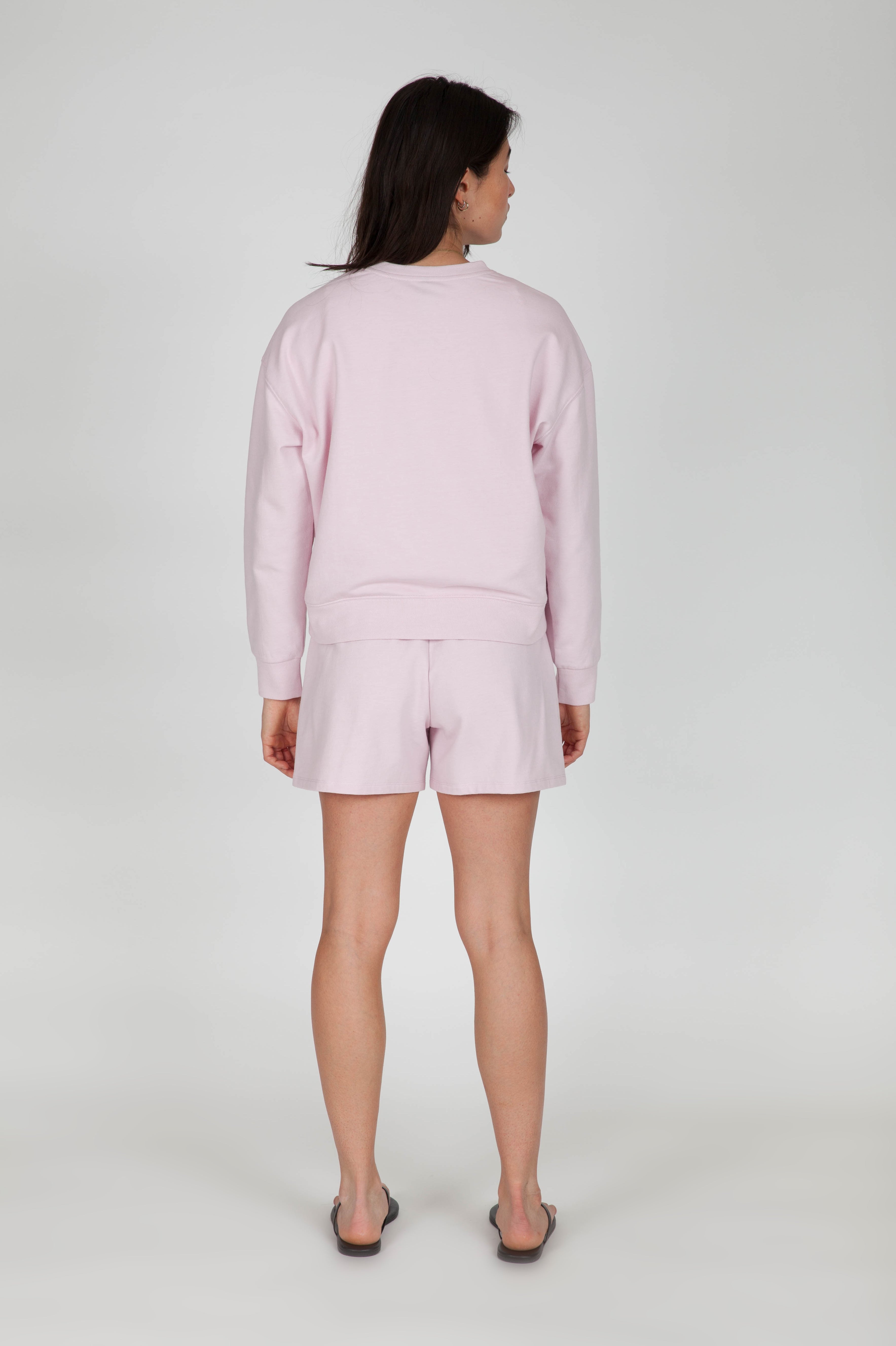 Soft-Touch Fleece Sweatshirt in Candy Pink - Lazypants