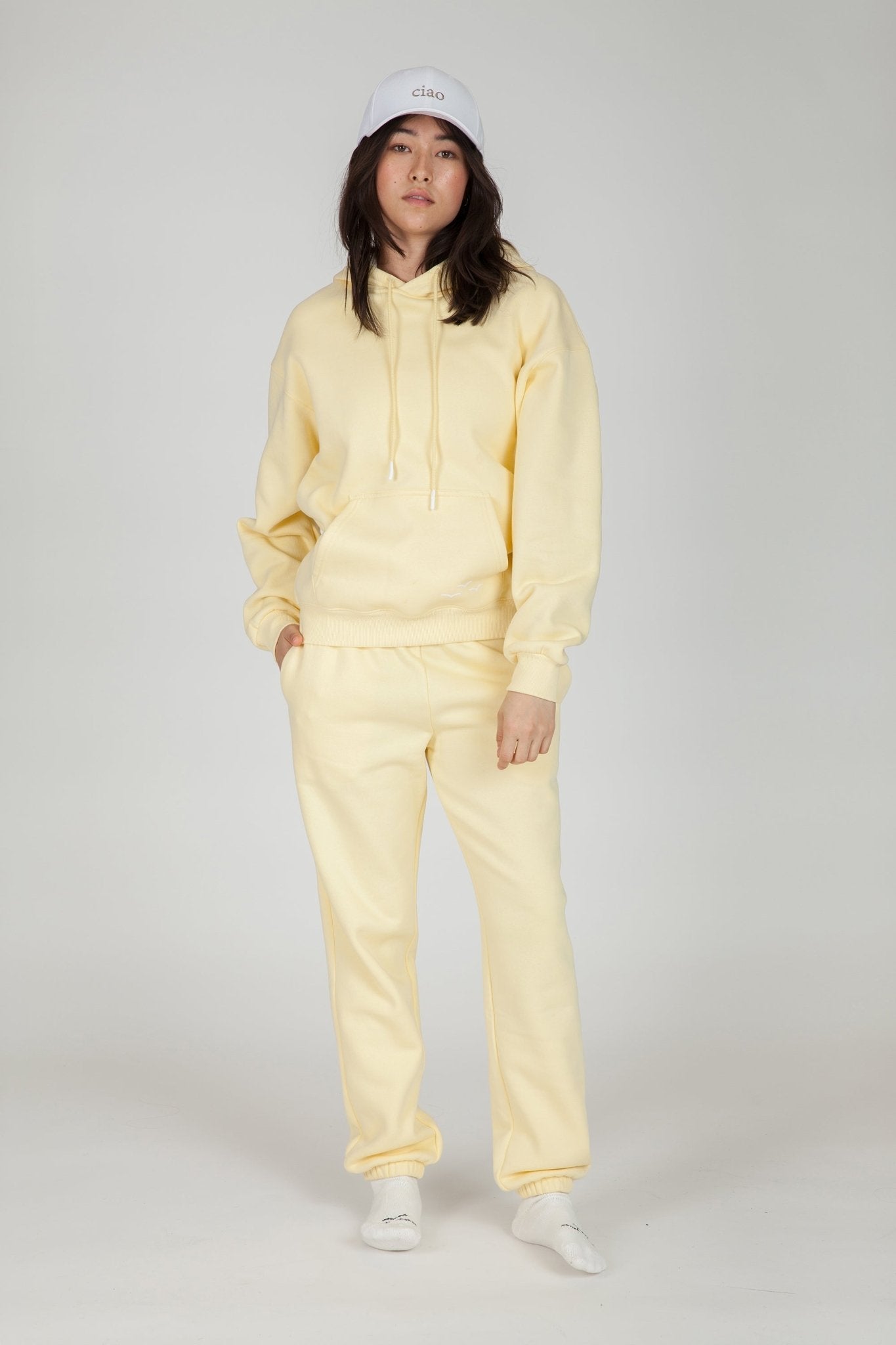 Women's Tracksuit in Vanilla Yellow - Lazypants