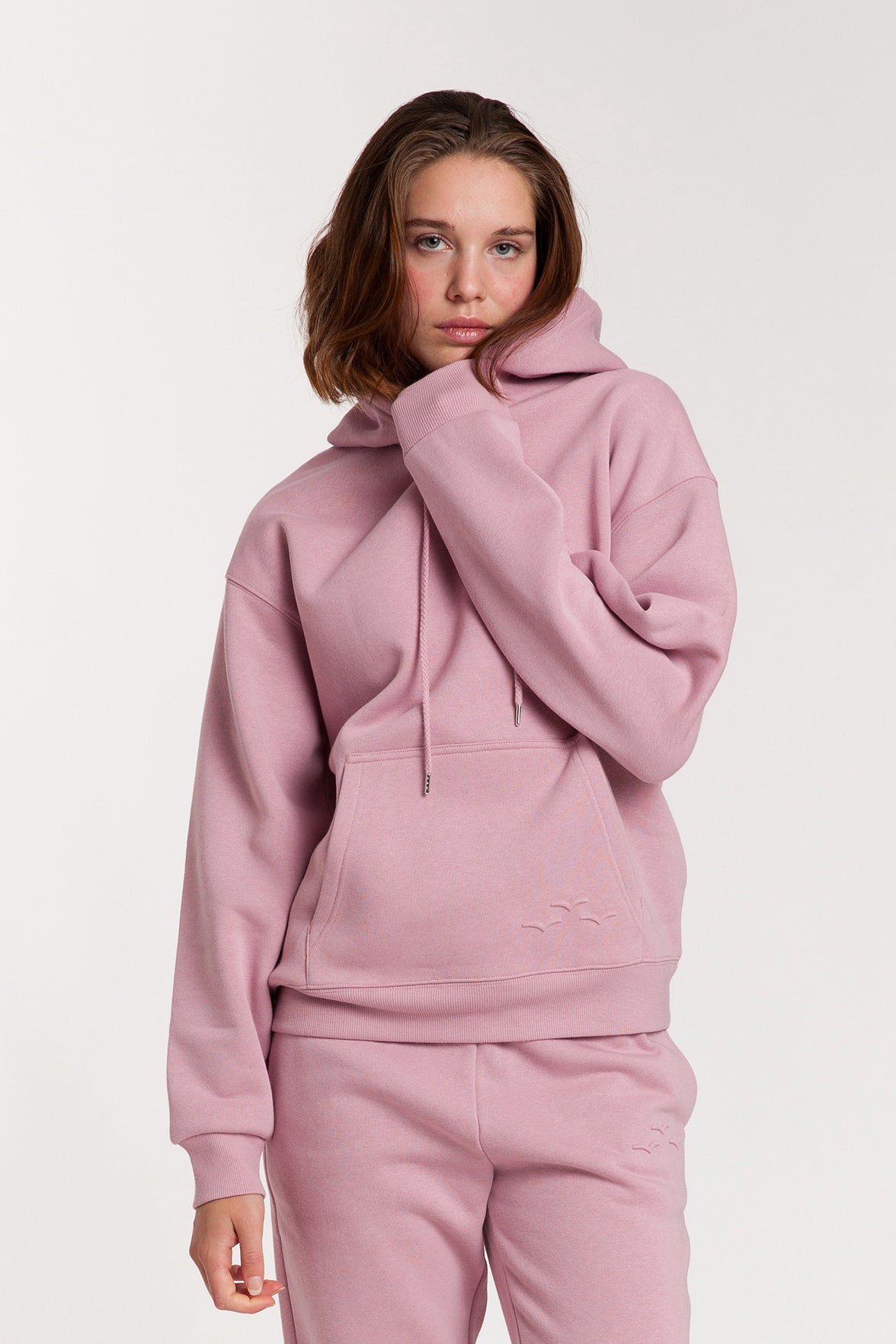 Chlo Relaxed Fit Hoodie in Rose