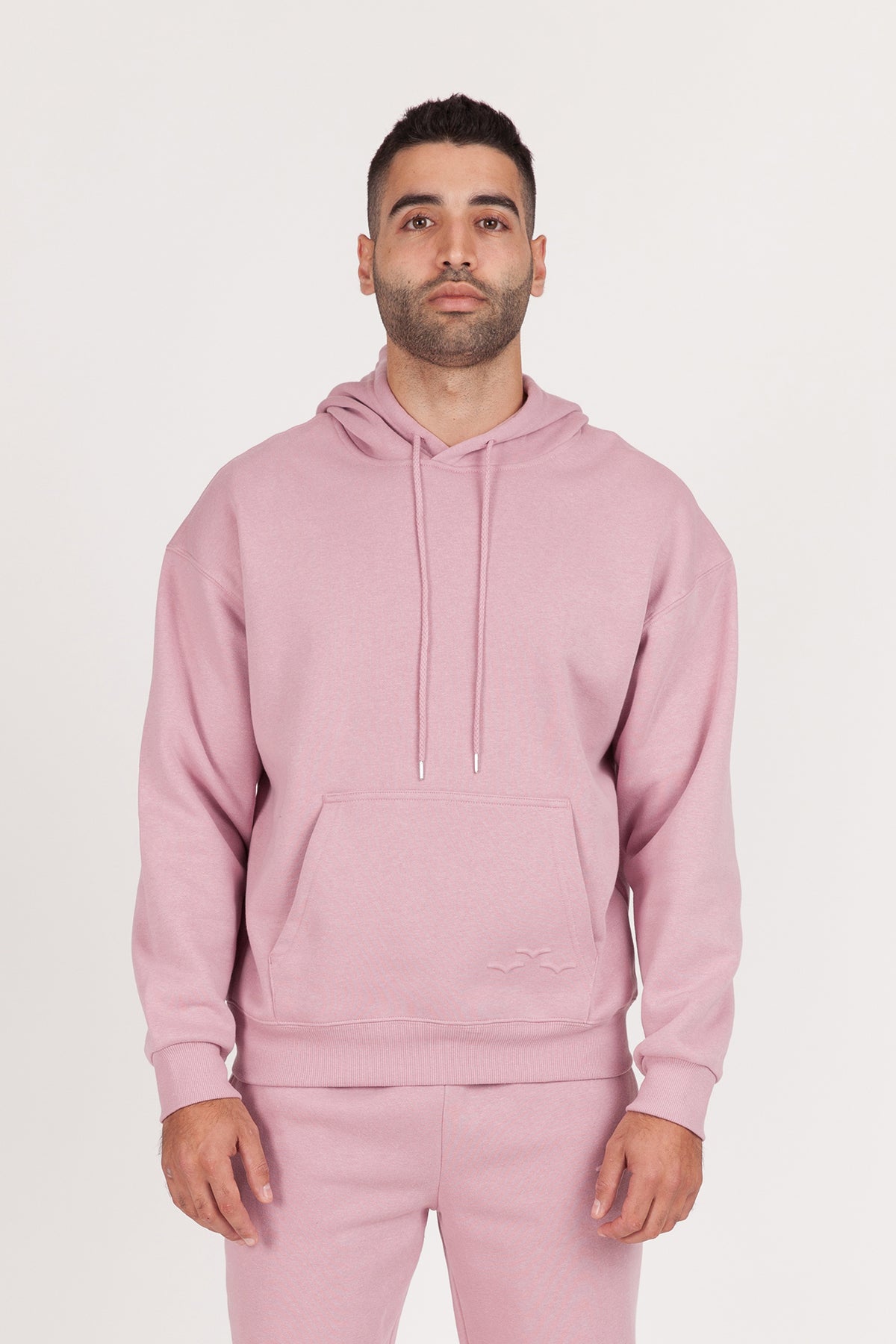 Men's hoodie in rose