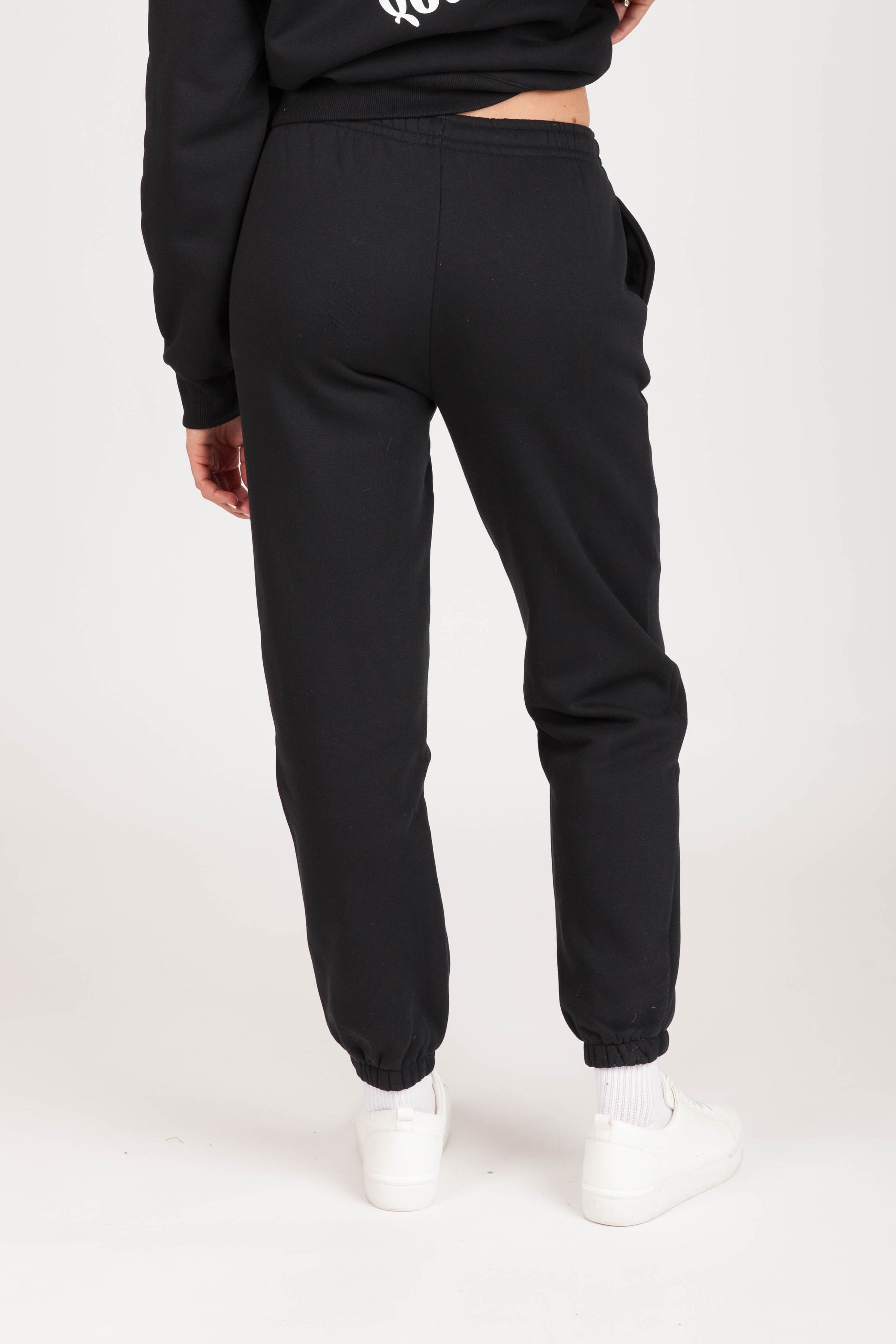 "SORRY PARDON QUOI" Women's Joggers in Black - Lazypants