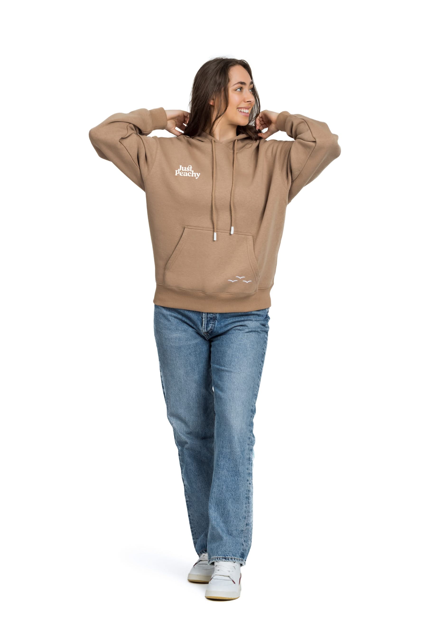 Camel swatch hoodie Clearance