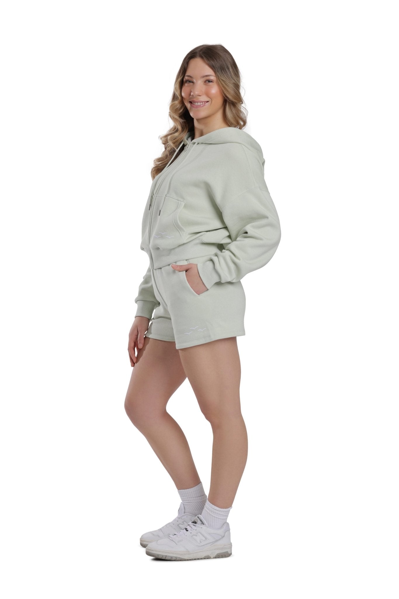 Arie and Justine set in silver green - Lazypants