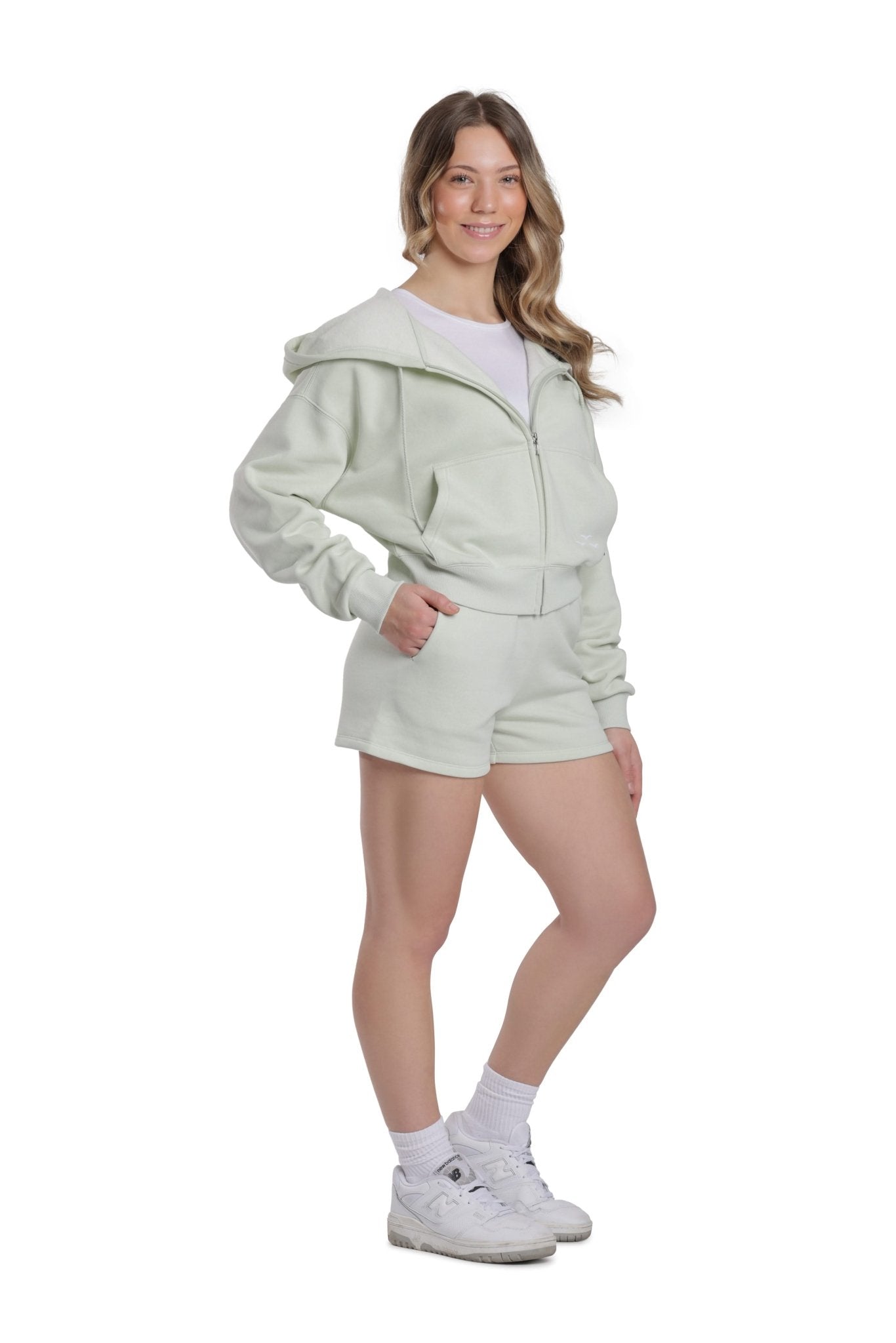 Arie and Justine set in silver green - Lazypants