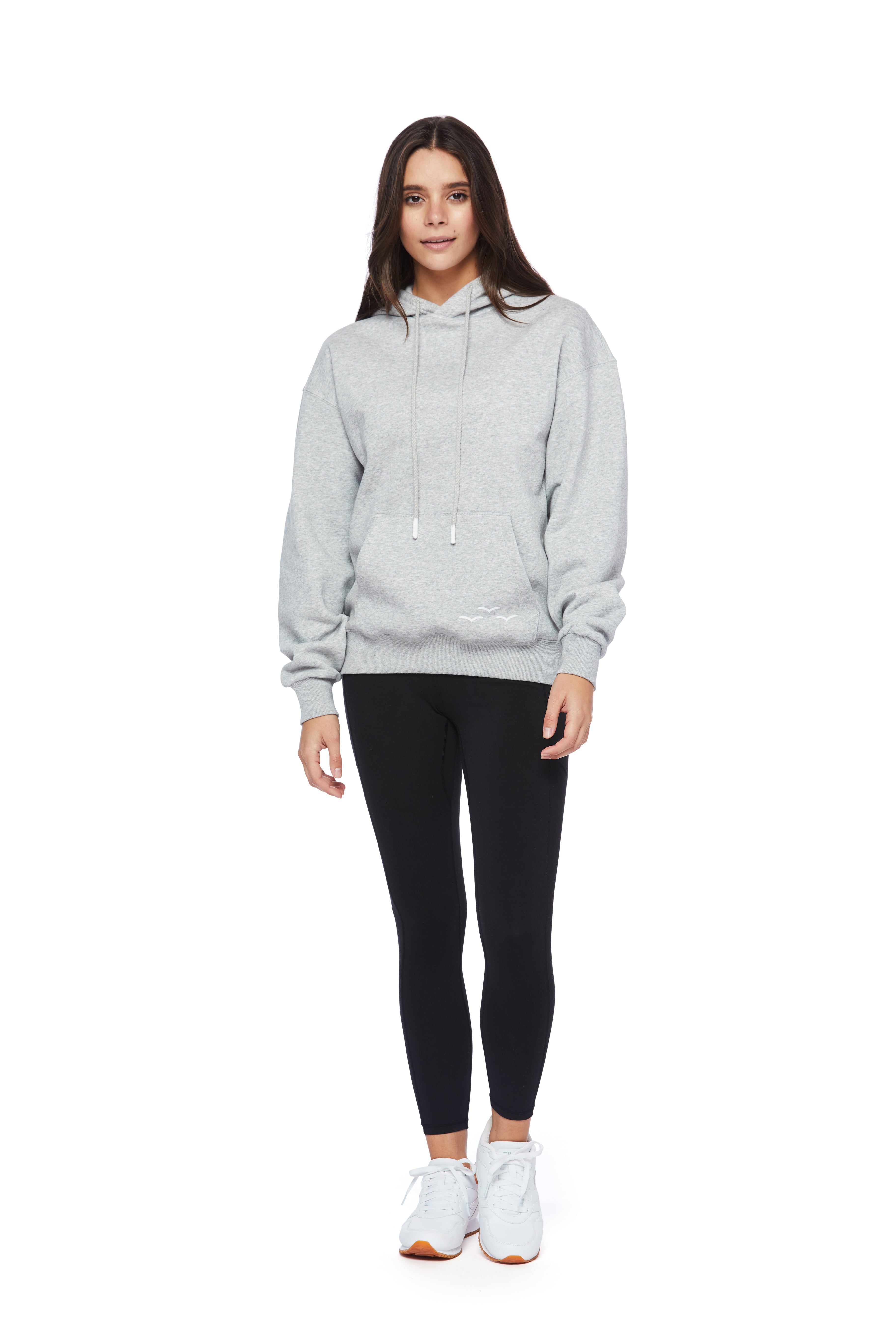 ***WHITE BIRDS*** Relaxed Fit Hoodie in Classic Grey