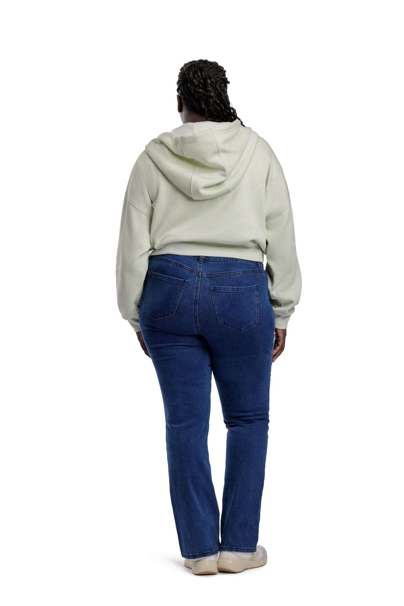 Justine oversized zip hoodie in silver green - Lazypants