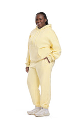 Women's Sweatsuit Set in banana yellow