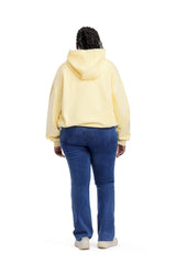 Chlo Relaxed Fit Hoodie in banana yellow