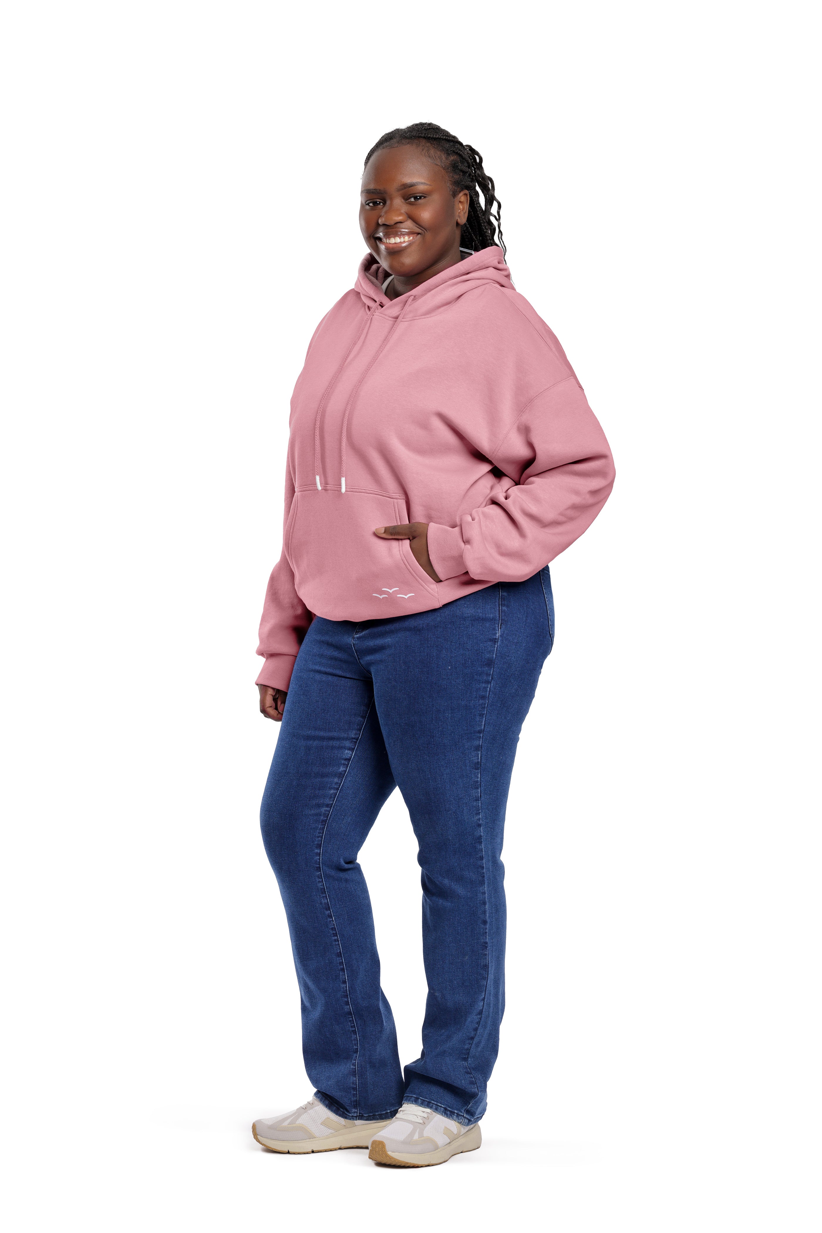 Plus size hotsell pink hoodie