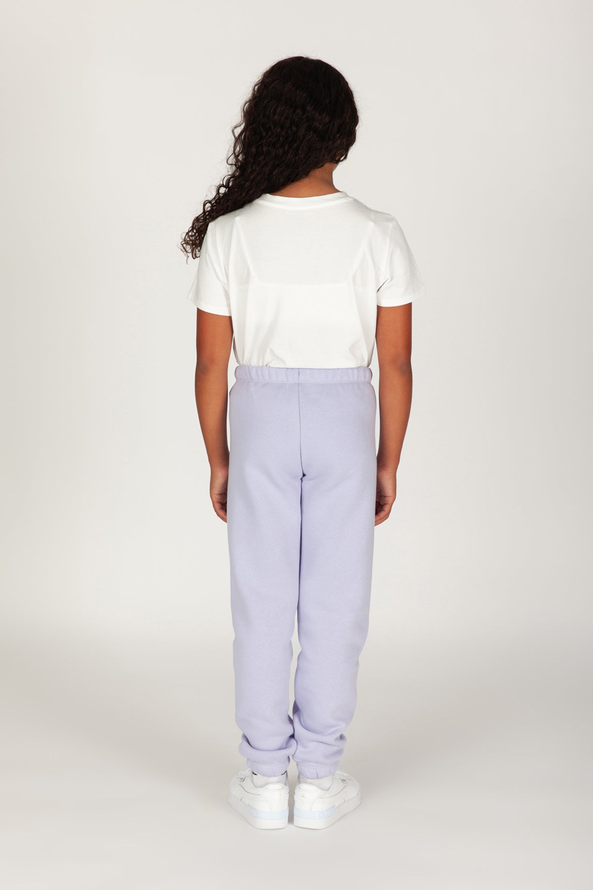 Niki Kids fleece sweatpants in lavender