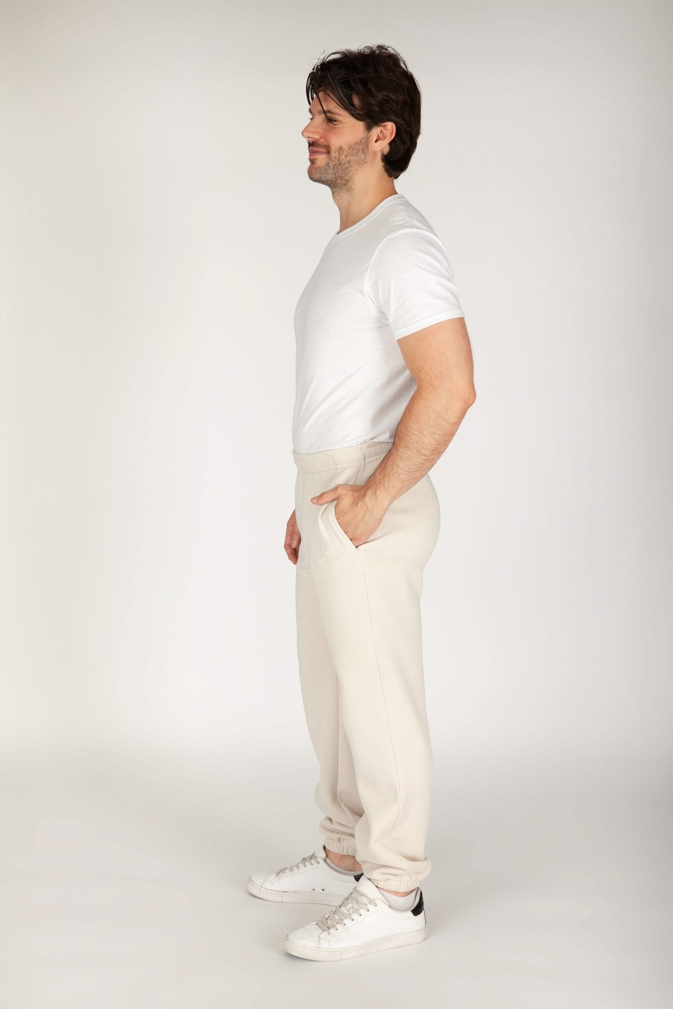 Men's jogger in bone - Lazypants