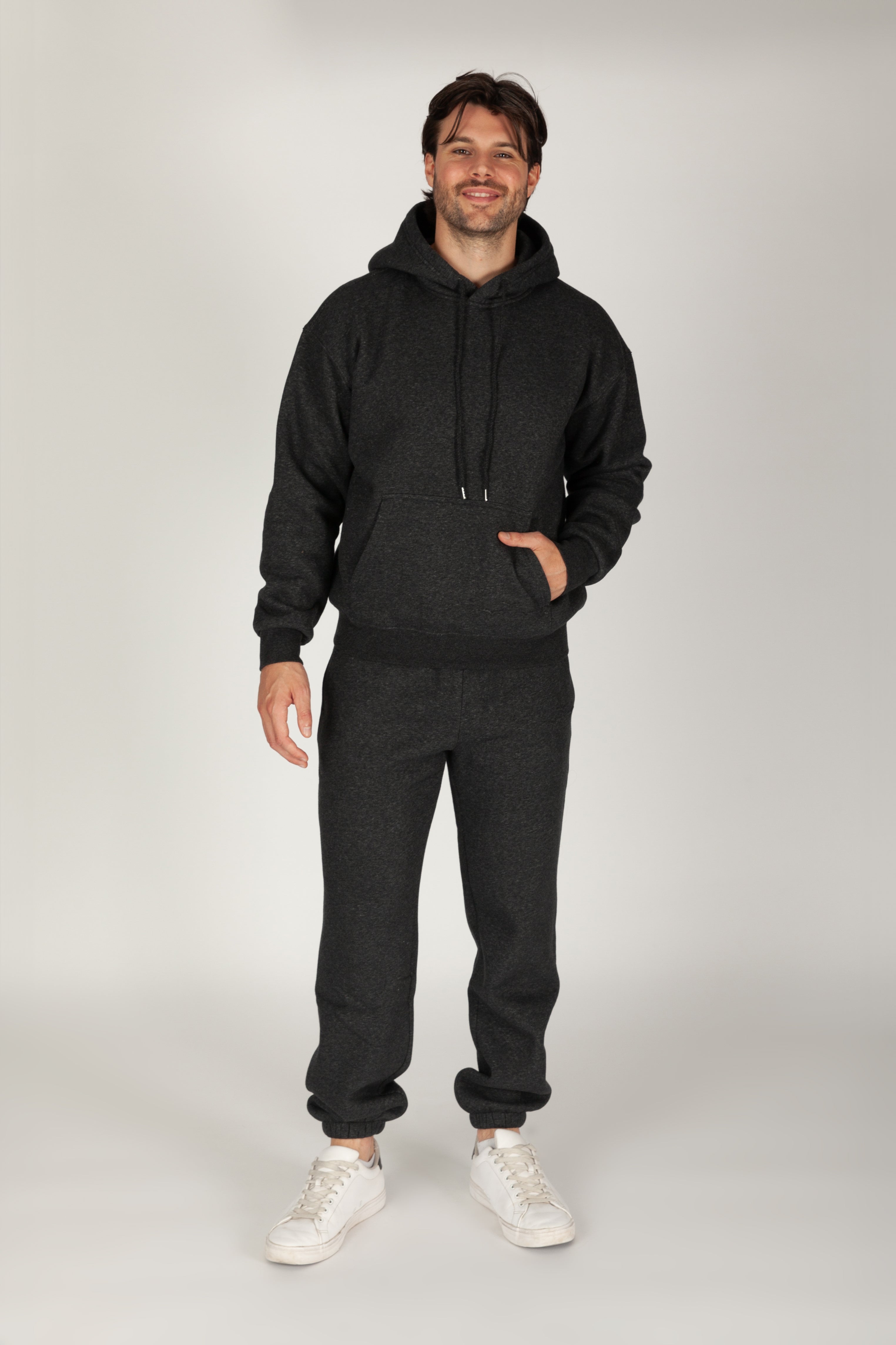 Men's Tracksuit in Dark Heather Grey