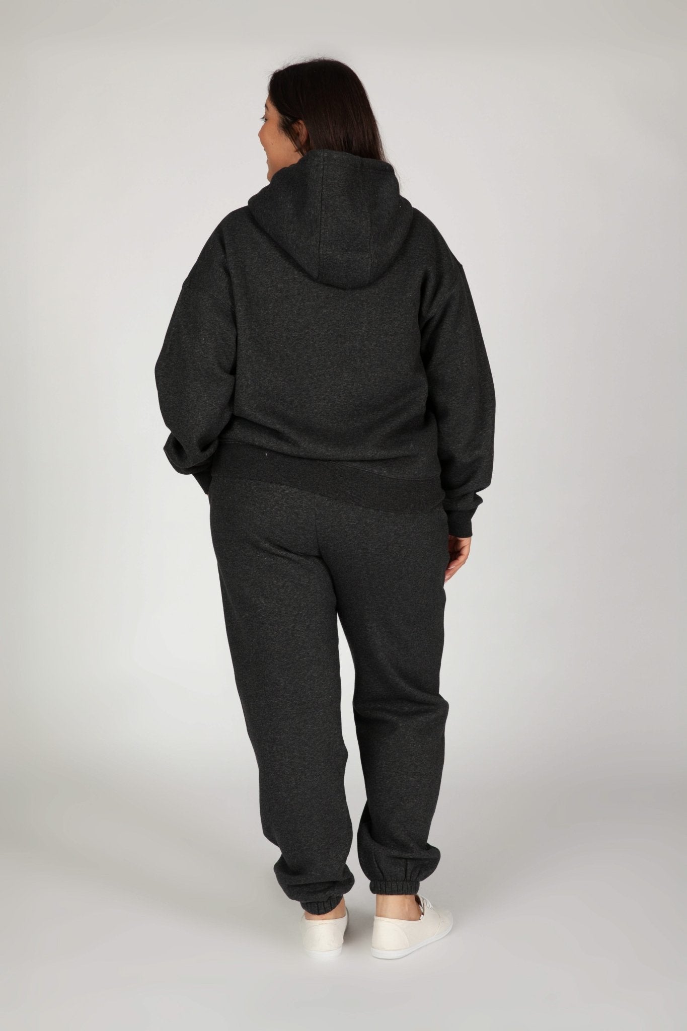 Women's Tracksuit in Dark Heather Grey - Lazypants