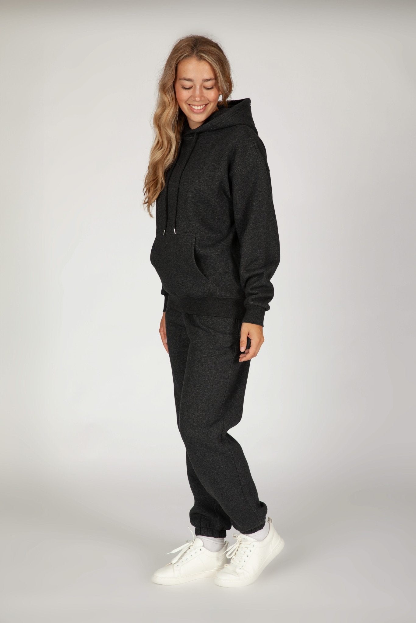 Women's Tracksuit in Dark Heather Grey - Lazypants