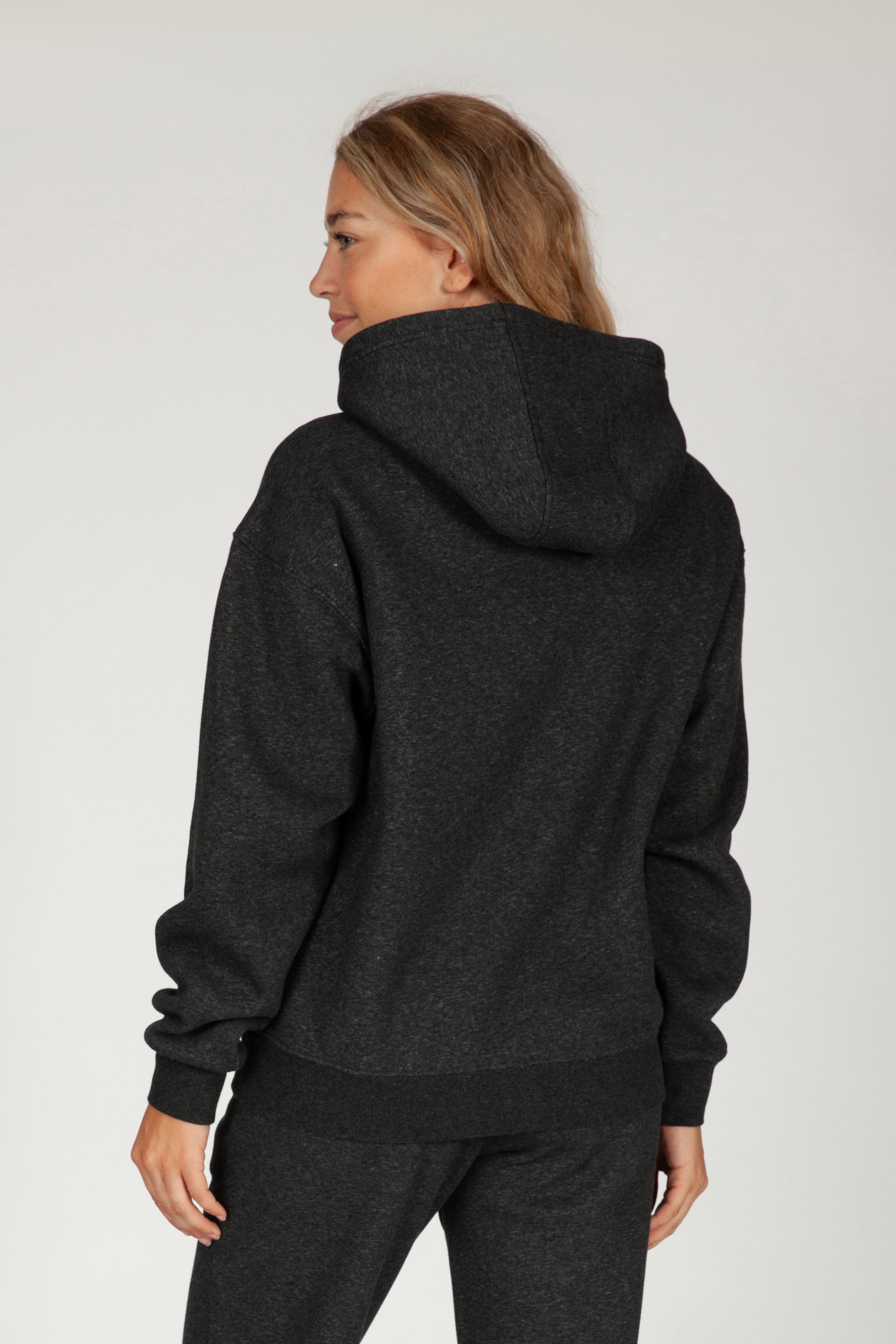 Chlo Relaxed Fit Hoodie in Dark Heather Grey