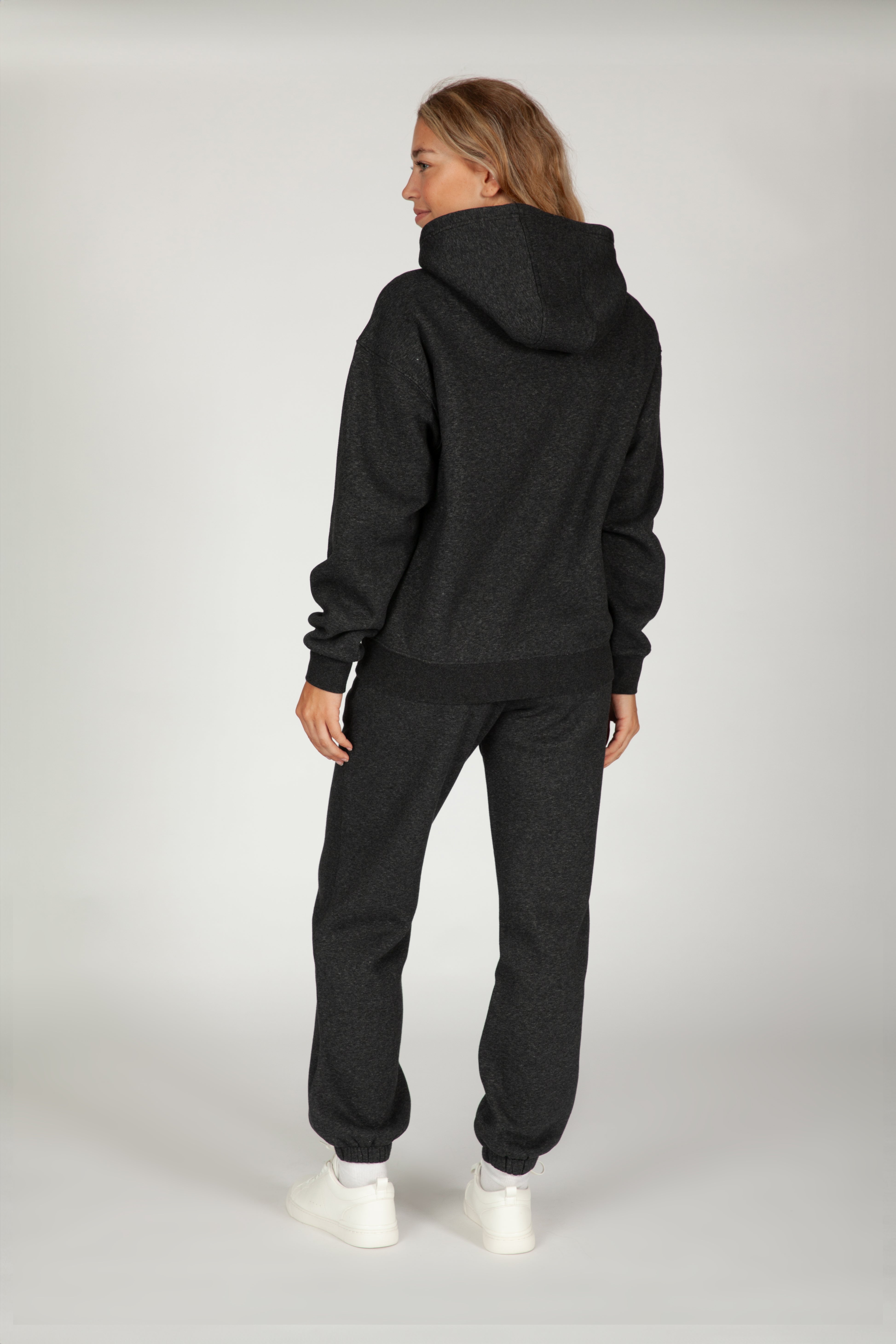 Women's tracksuit in dark heather grey