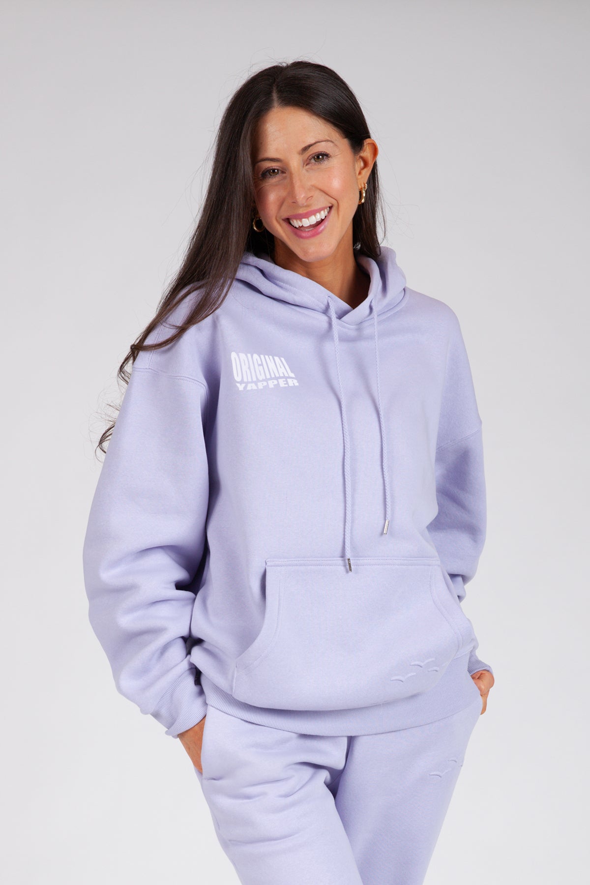 Original Yapper Hoodie in lavender