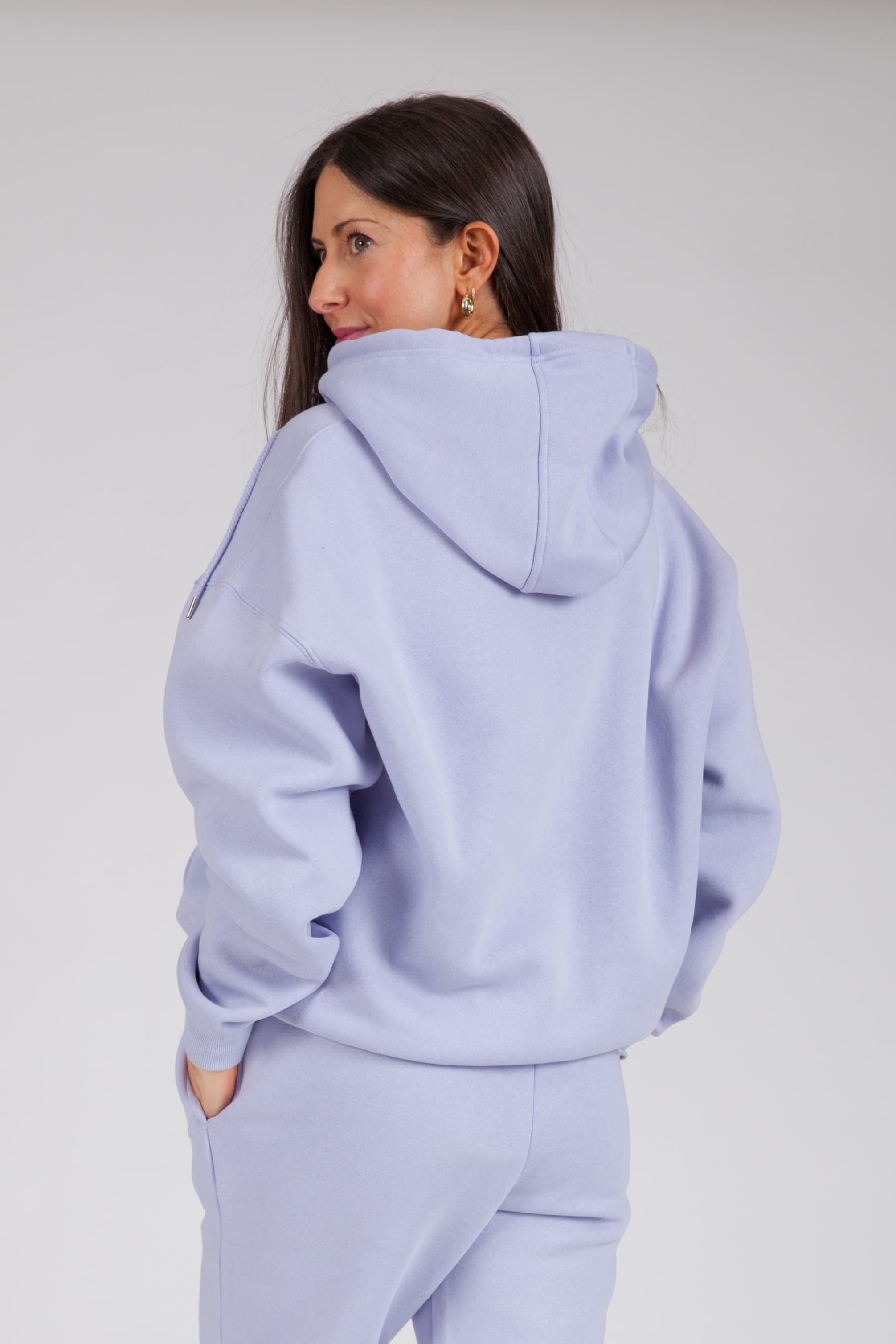 Born to Yap Hoodie in lavender