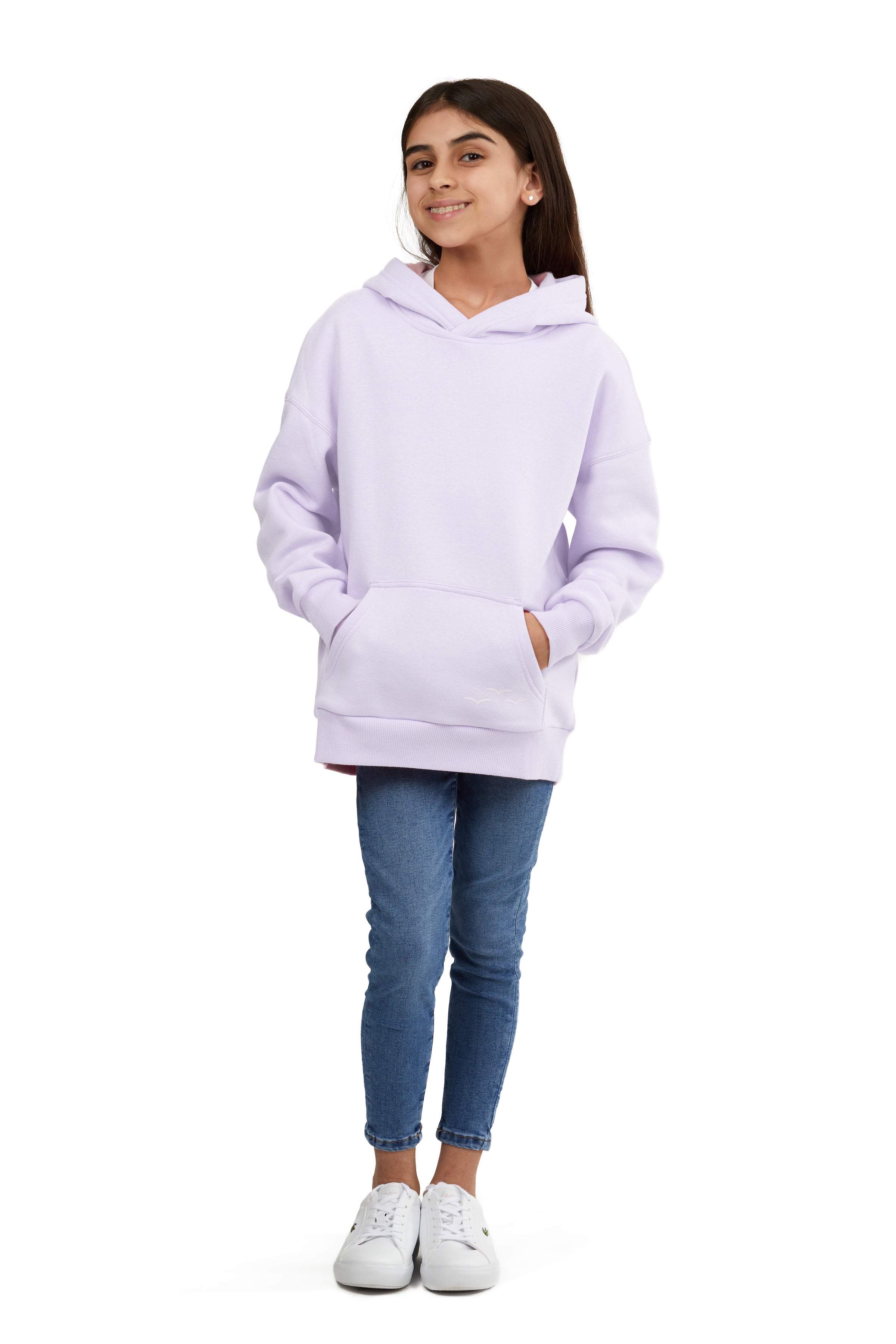 Kids Cooper hoodie in lavender