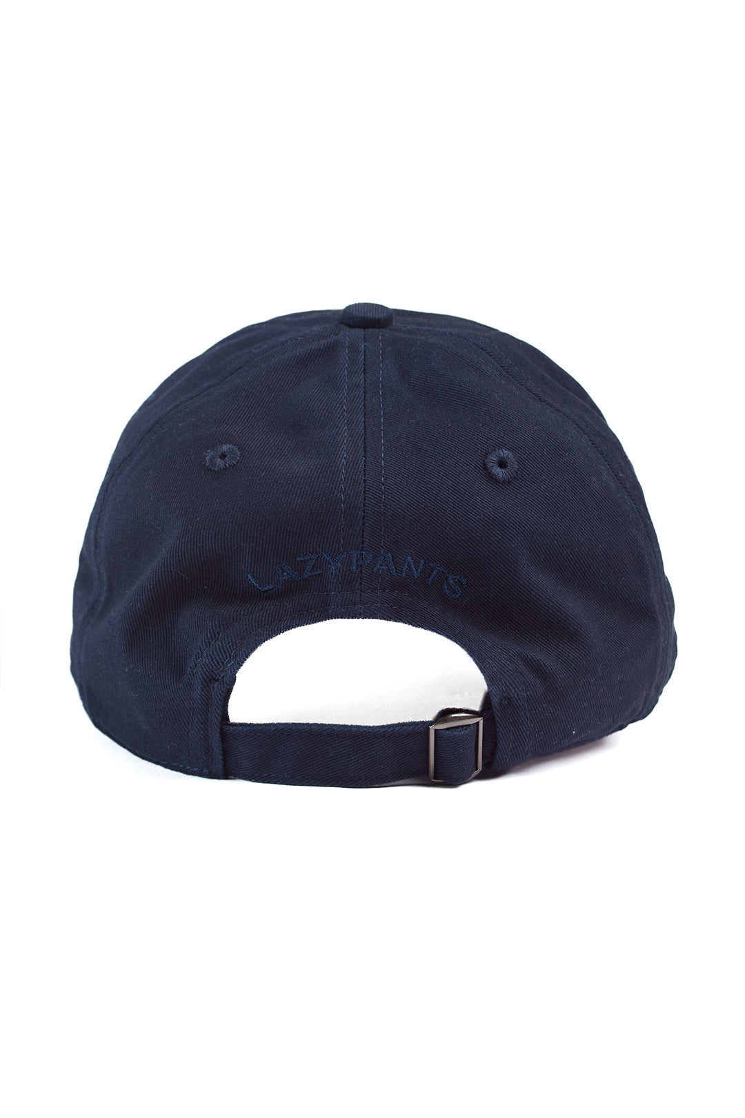 Washed cotton twill dad’s baseball cap in navy