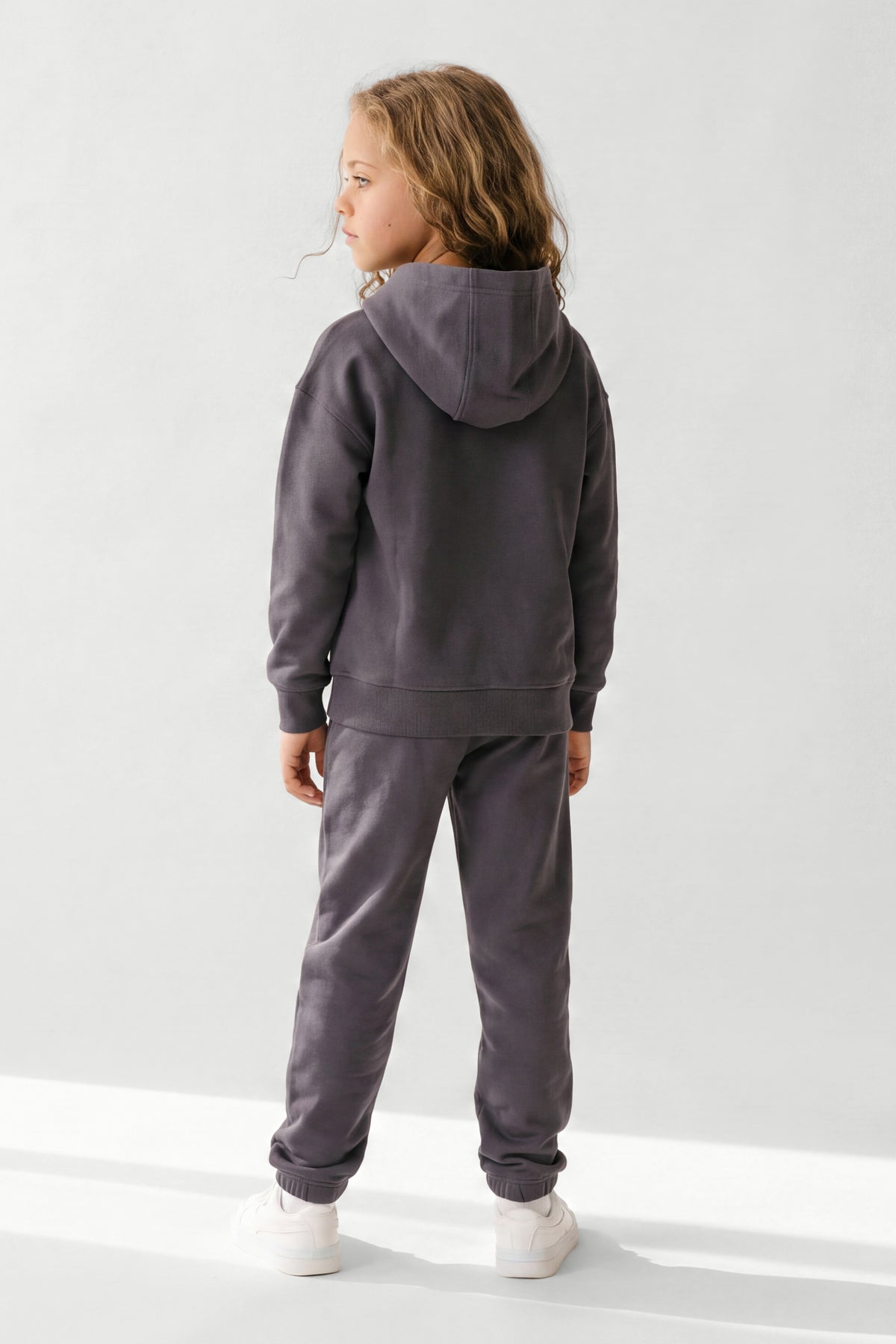 Kids Fleece Regular Fit Set in Navy Wash