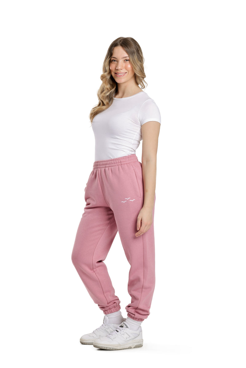 Nova premium fleece relaxed sweatpants in orchid pink