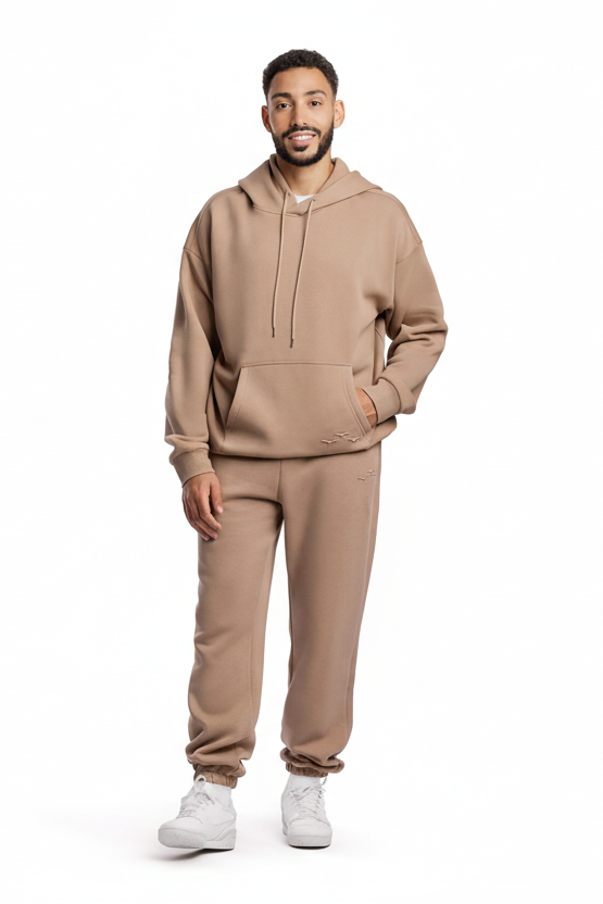 Men's tracksuit in camel - Lazypants